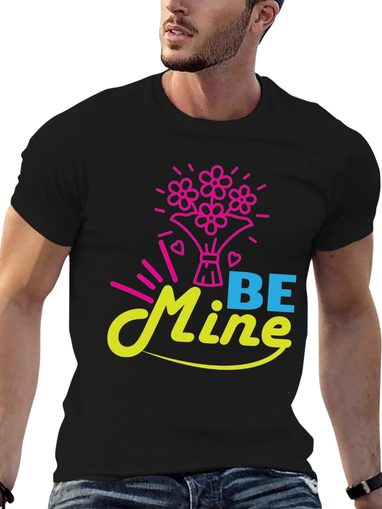 Be Mine Valentines Graphic T-Shirt