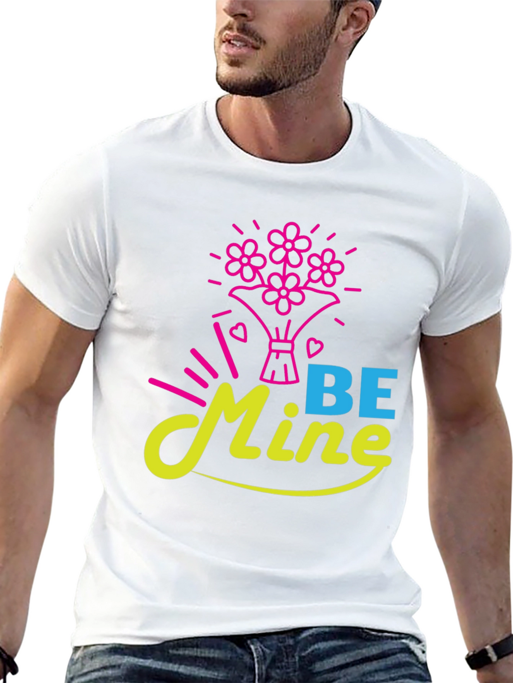 Be Mine Valentines Graphic T-Shirt
