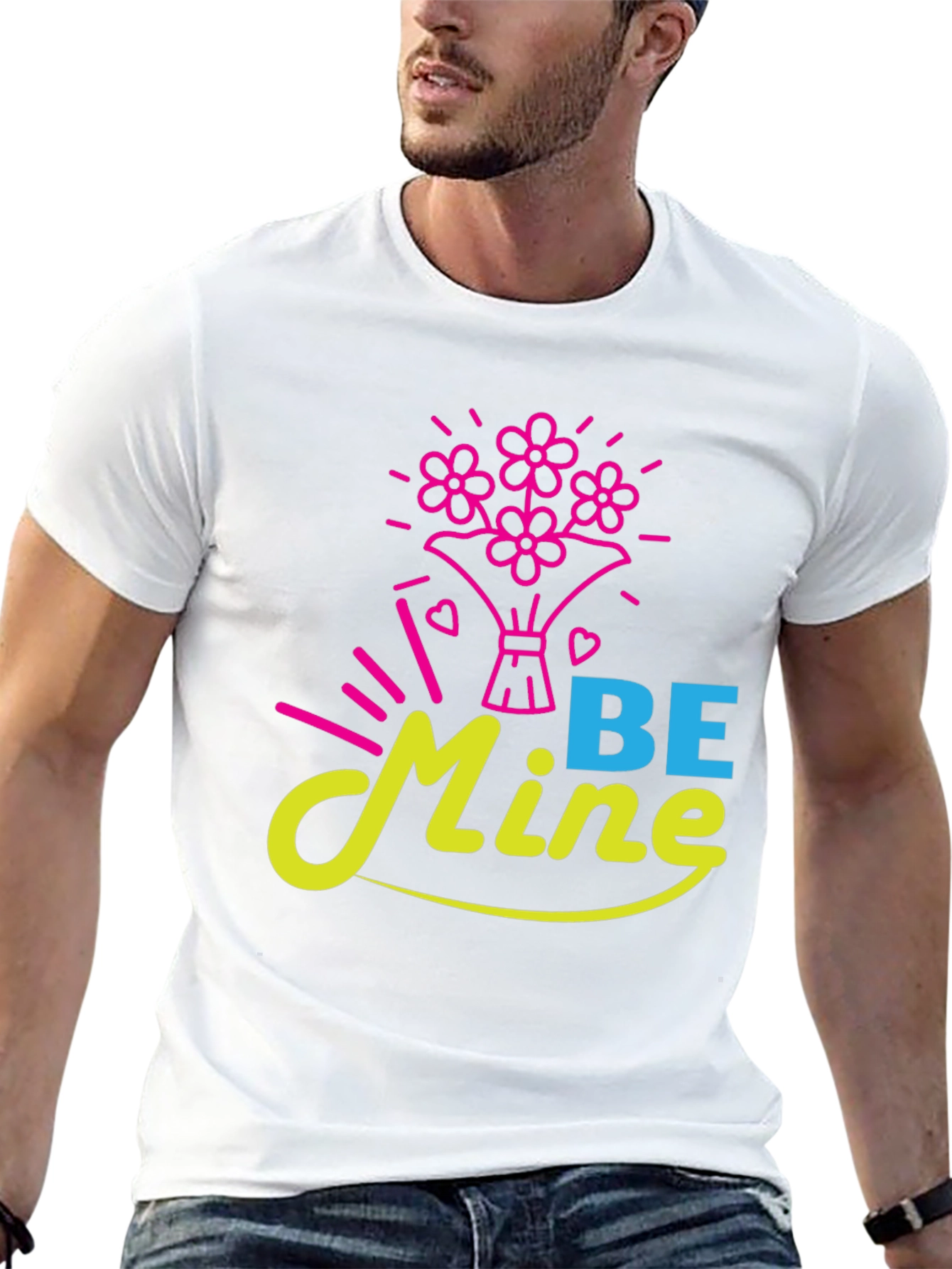 Be Mine Valentines Graphic T-Shirt