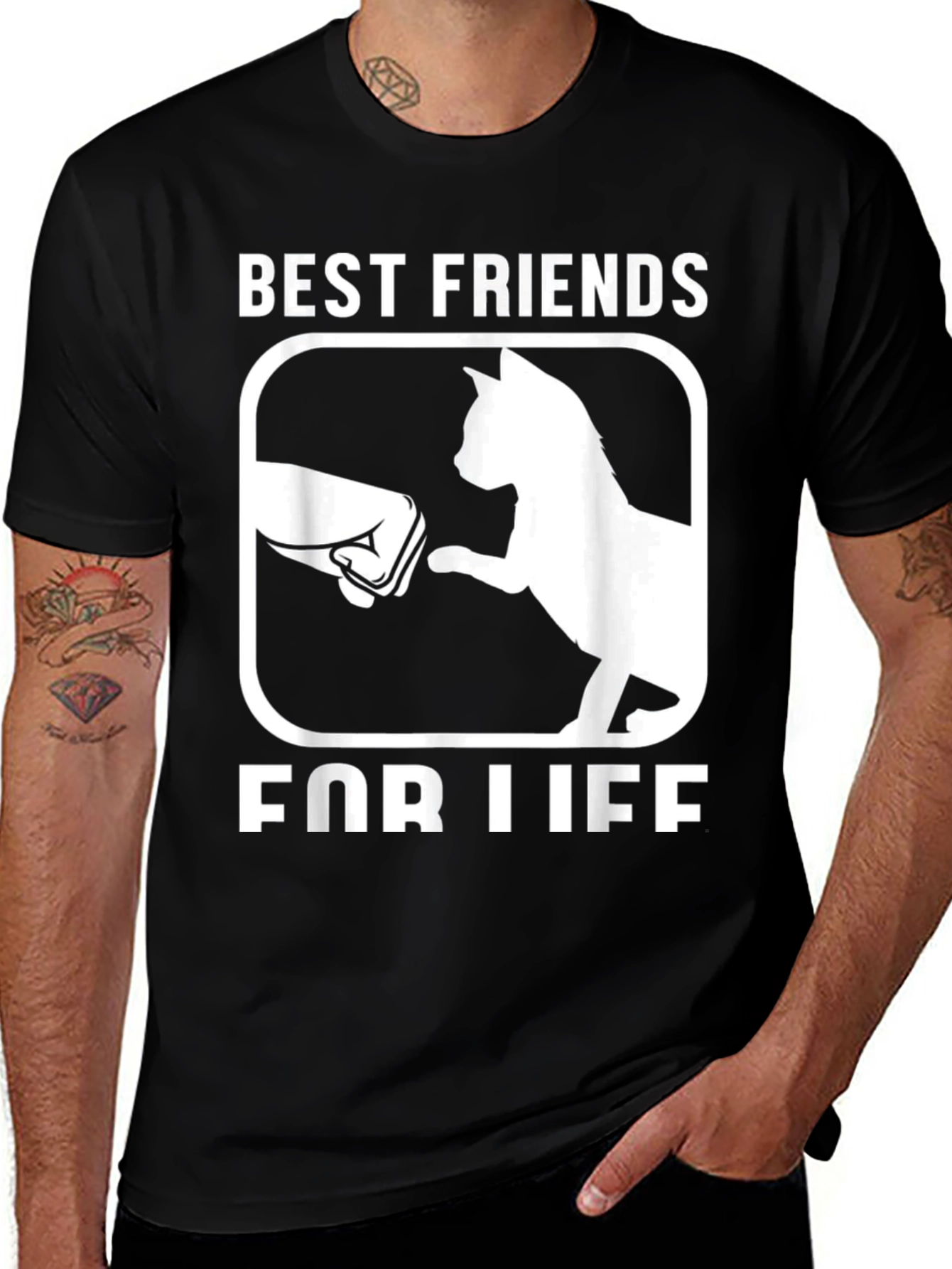 Best Friends For Life Cat T-Shirt