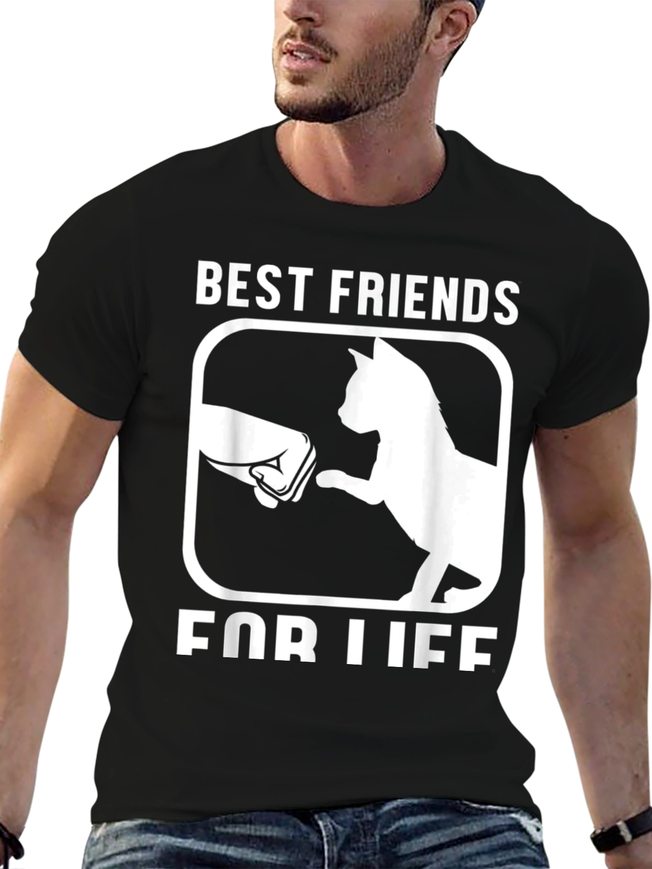 Best Friends For Life Cat T-Shirt