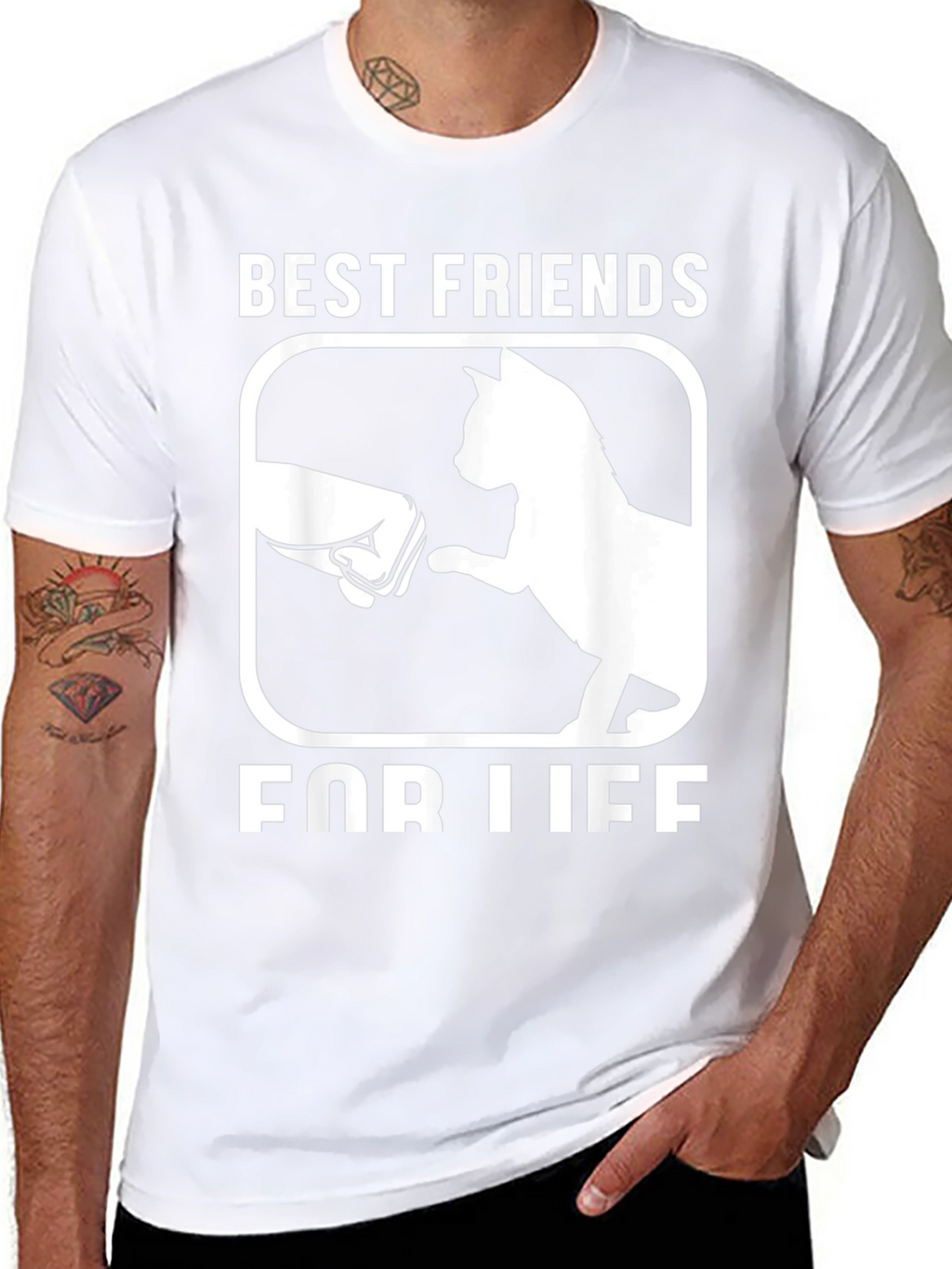 Best Friends For Life Cat T-Shirt