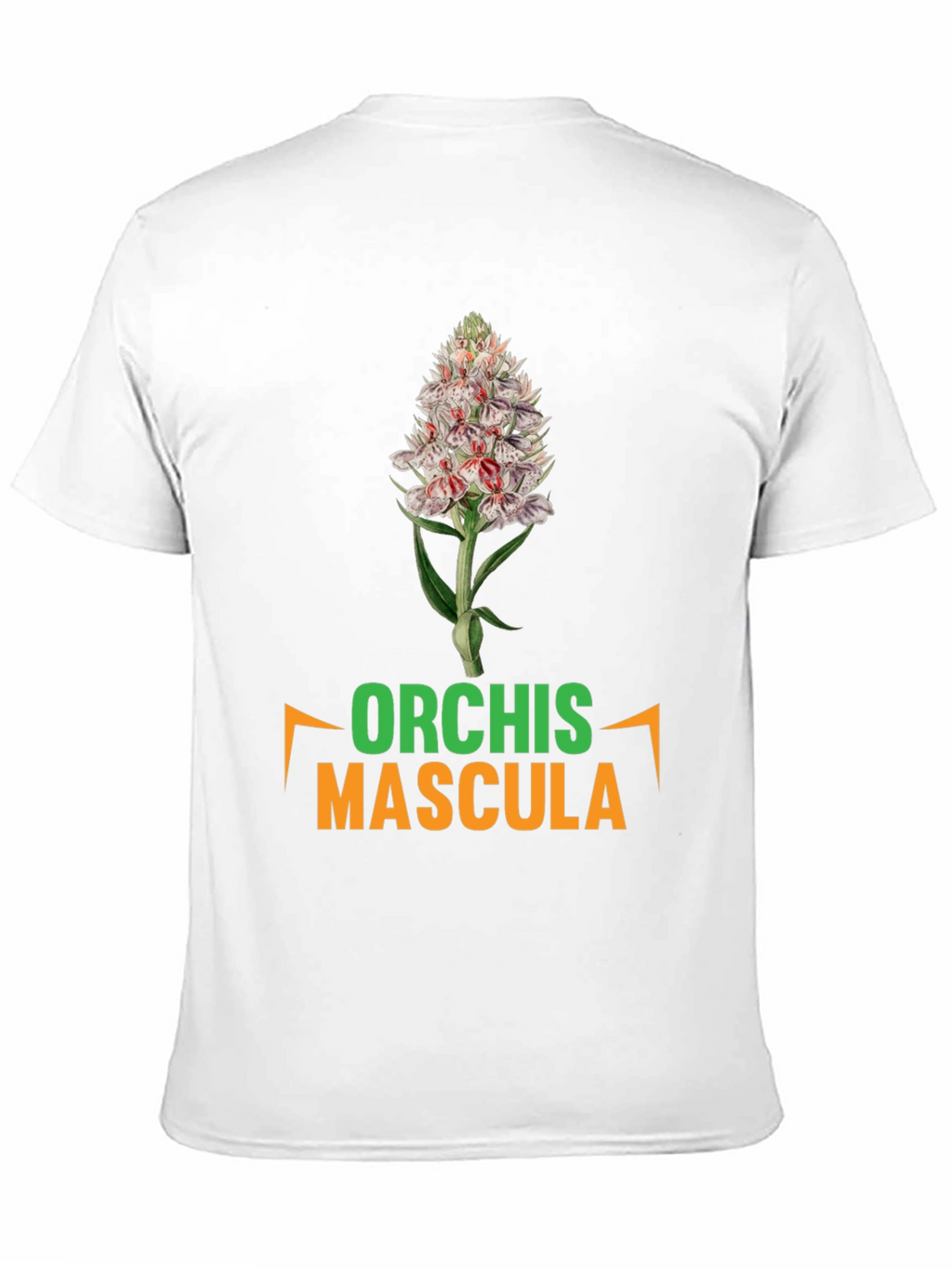 Orchis Mascula T-Shirt - Botanical Graphic Tee