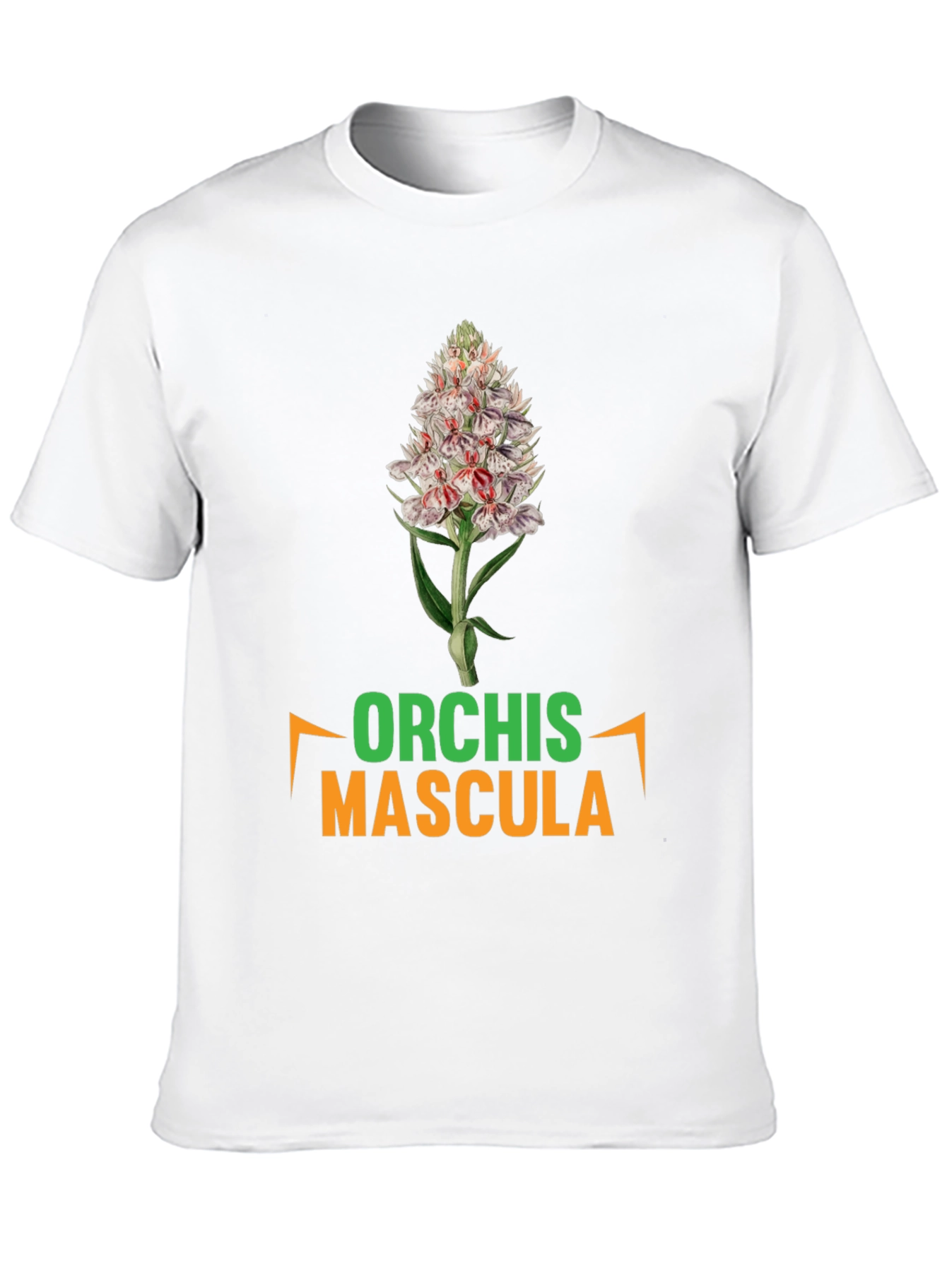Orchis Mascula T-Shirt - Botanical Graphic Tee