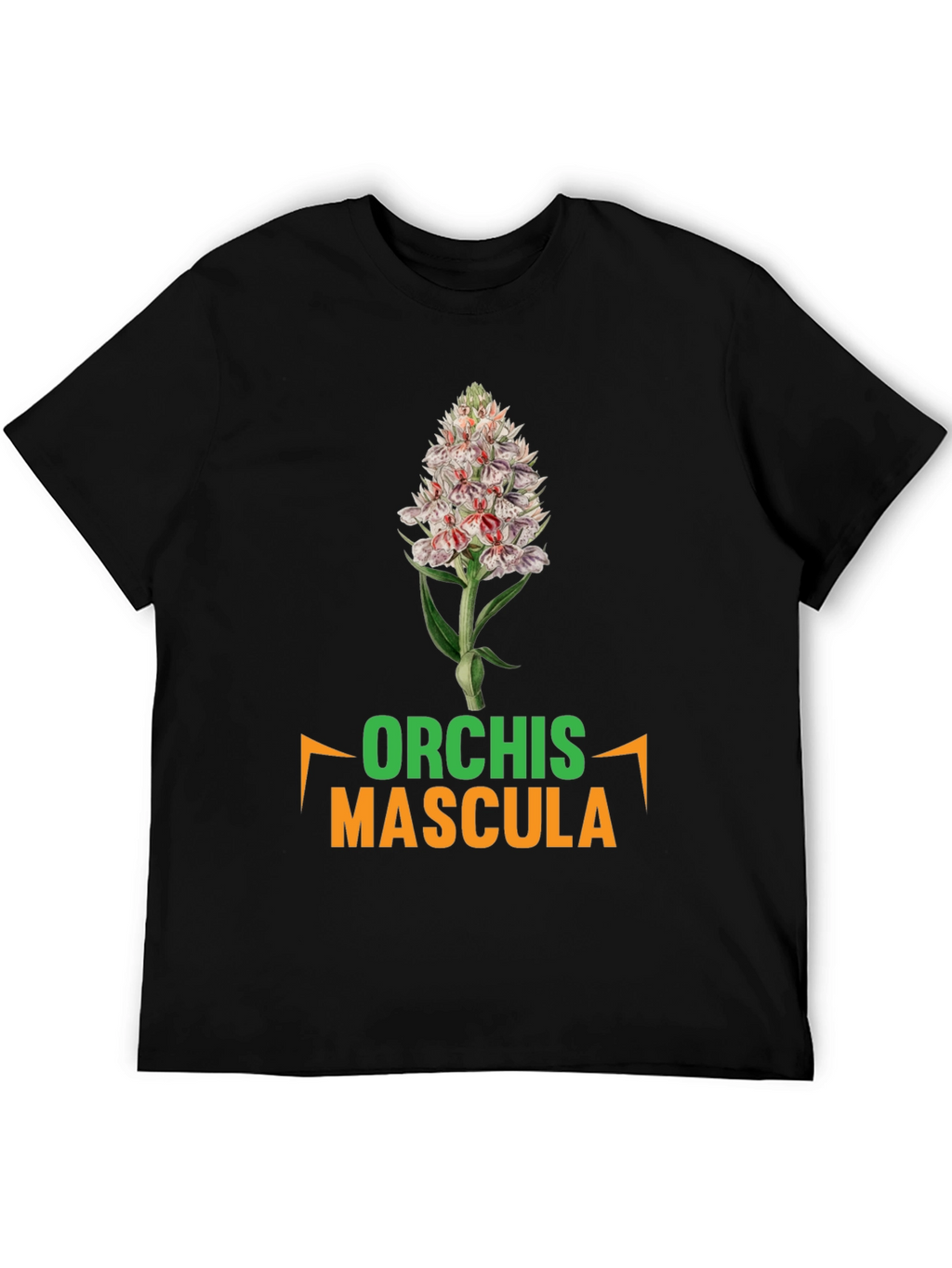 Orchis Mascula T-Shirt - Botanical Graphic Tee