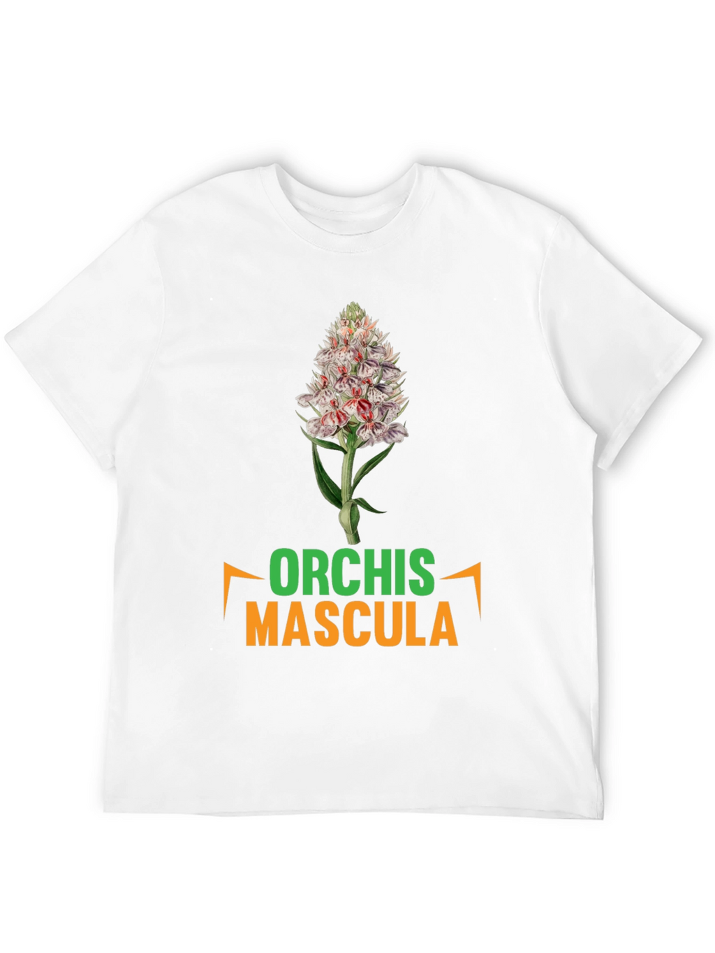 Orchis Mascula T-Shirt - Botanical Graphic Tee