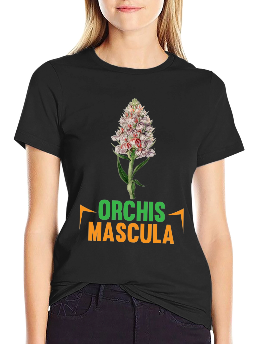 Orchis Mascula T-Shirt - Botanical Graphic Tee