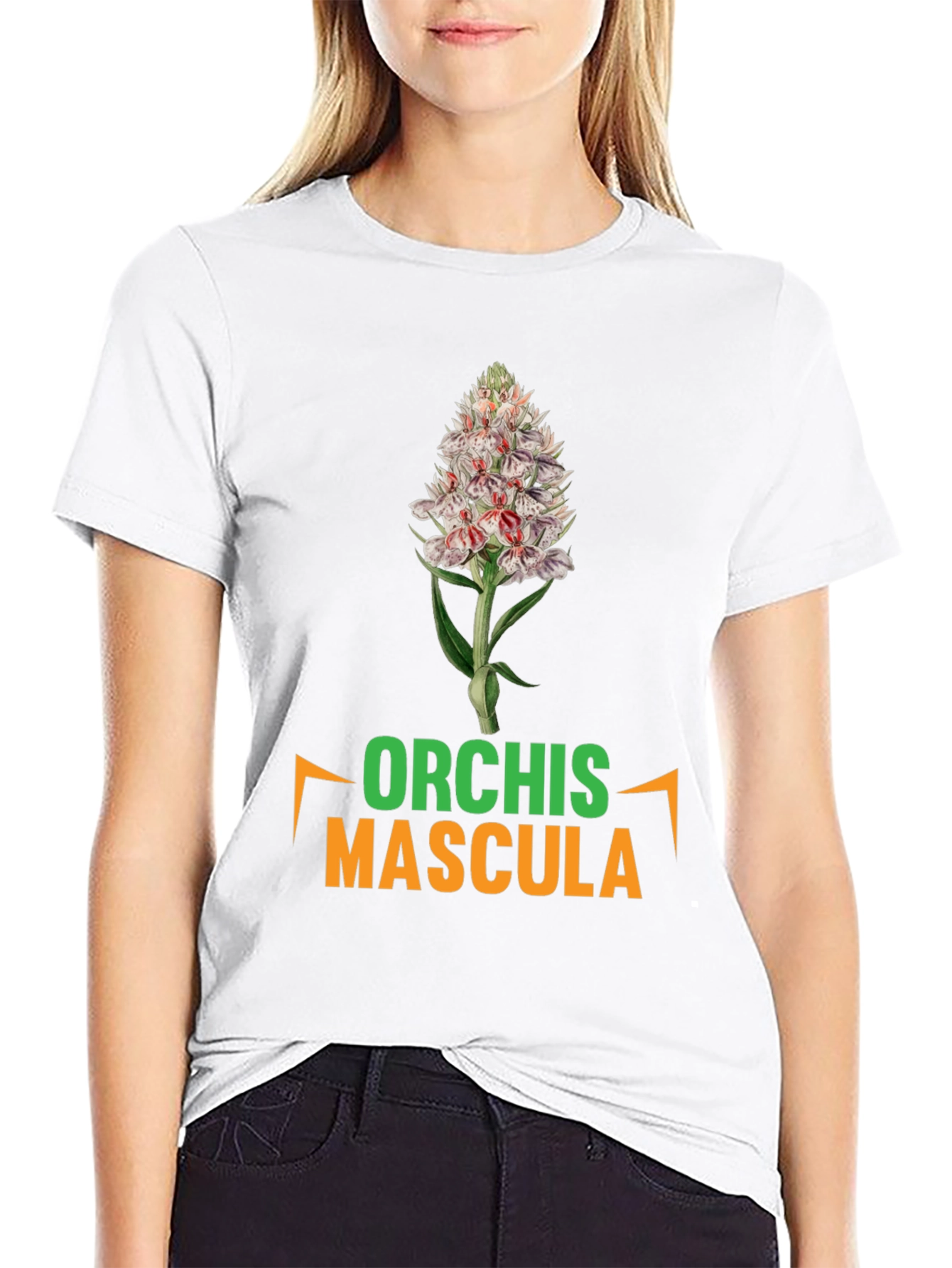 Orchis Mascula T-Shirt - Botanical Graphic Tee