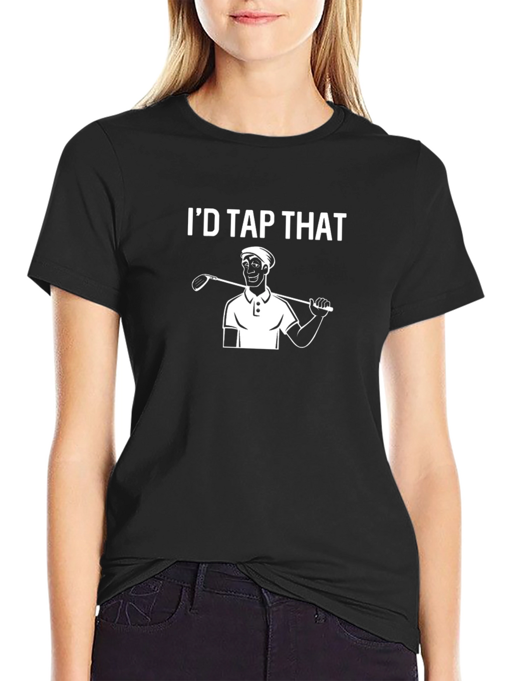 Id Tap That Golf T-Shirt Funny Golfer Tee