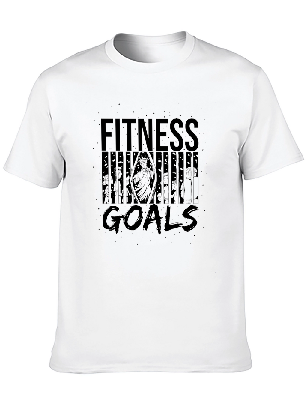 Fitness Goals Graphic Tee - Black