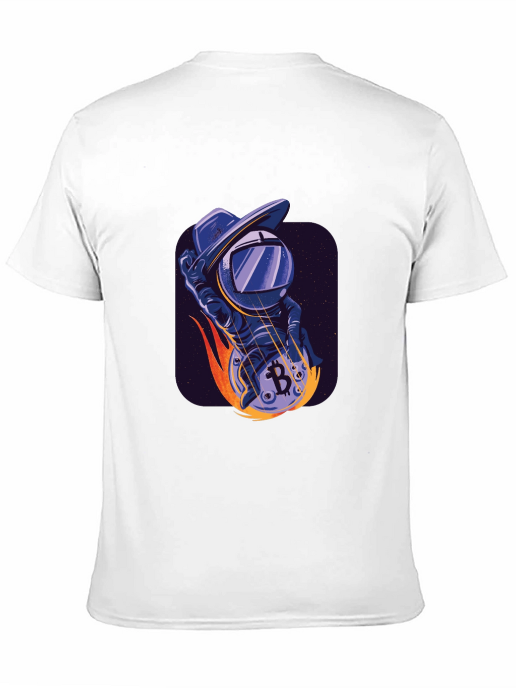 Bitcoin Astronaut T-Shirt - Crypto Space Cowboy Tee