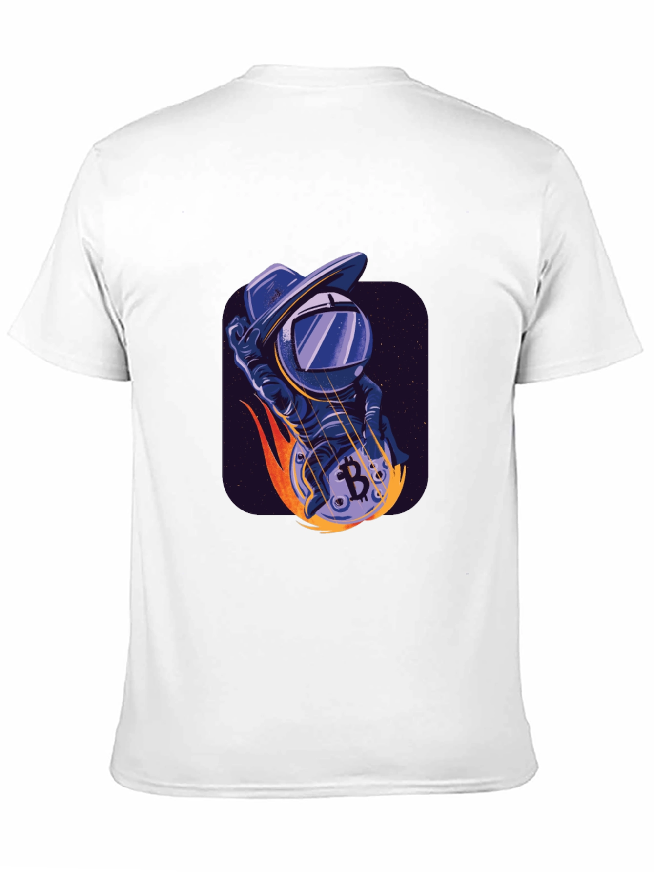Bitcoin Astronaut T-Shirt - Crypto Space Cowboy Tee