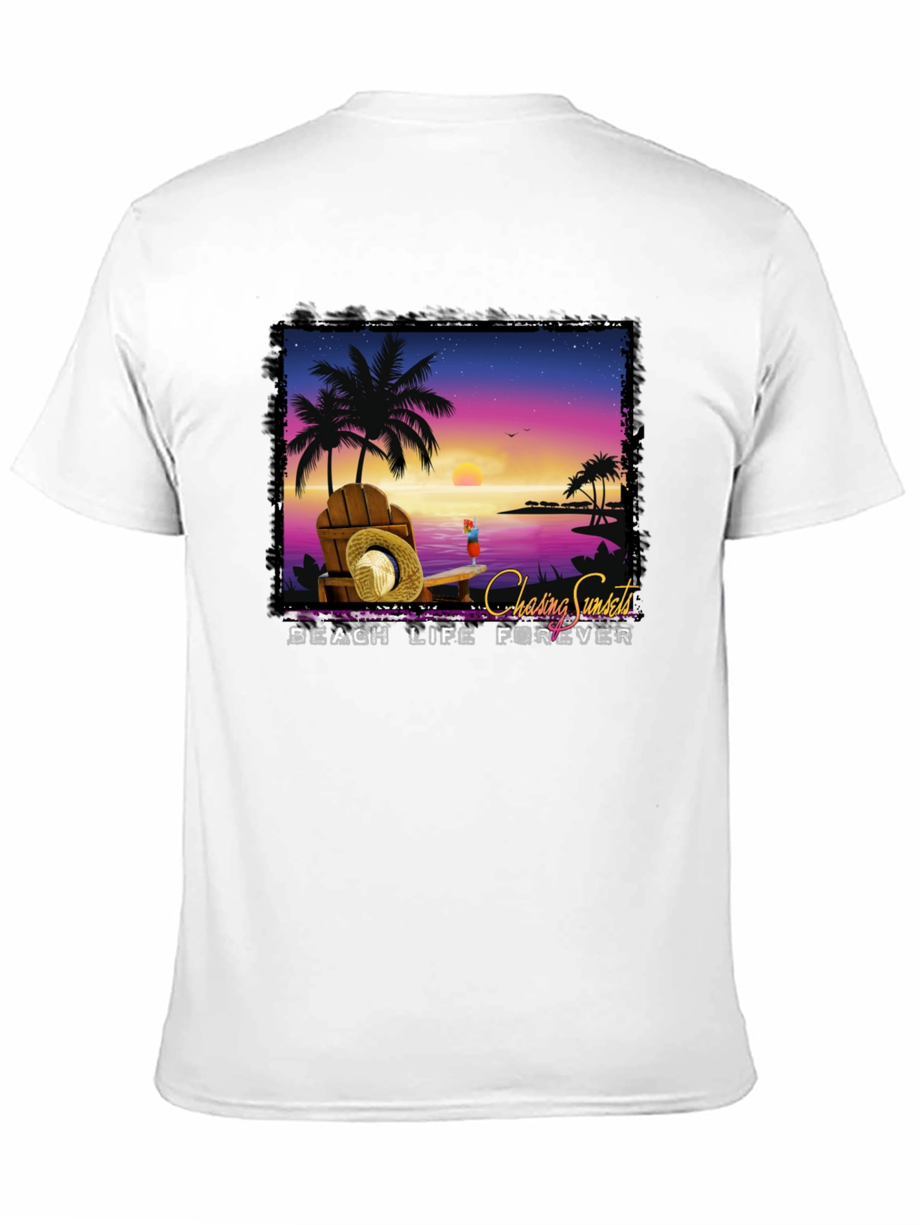 Chasing Sunsets Beach Life Forever T-Shirt