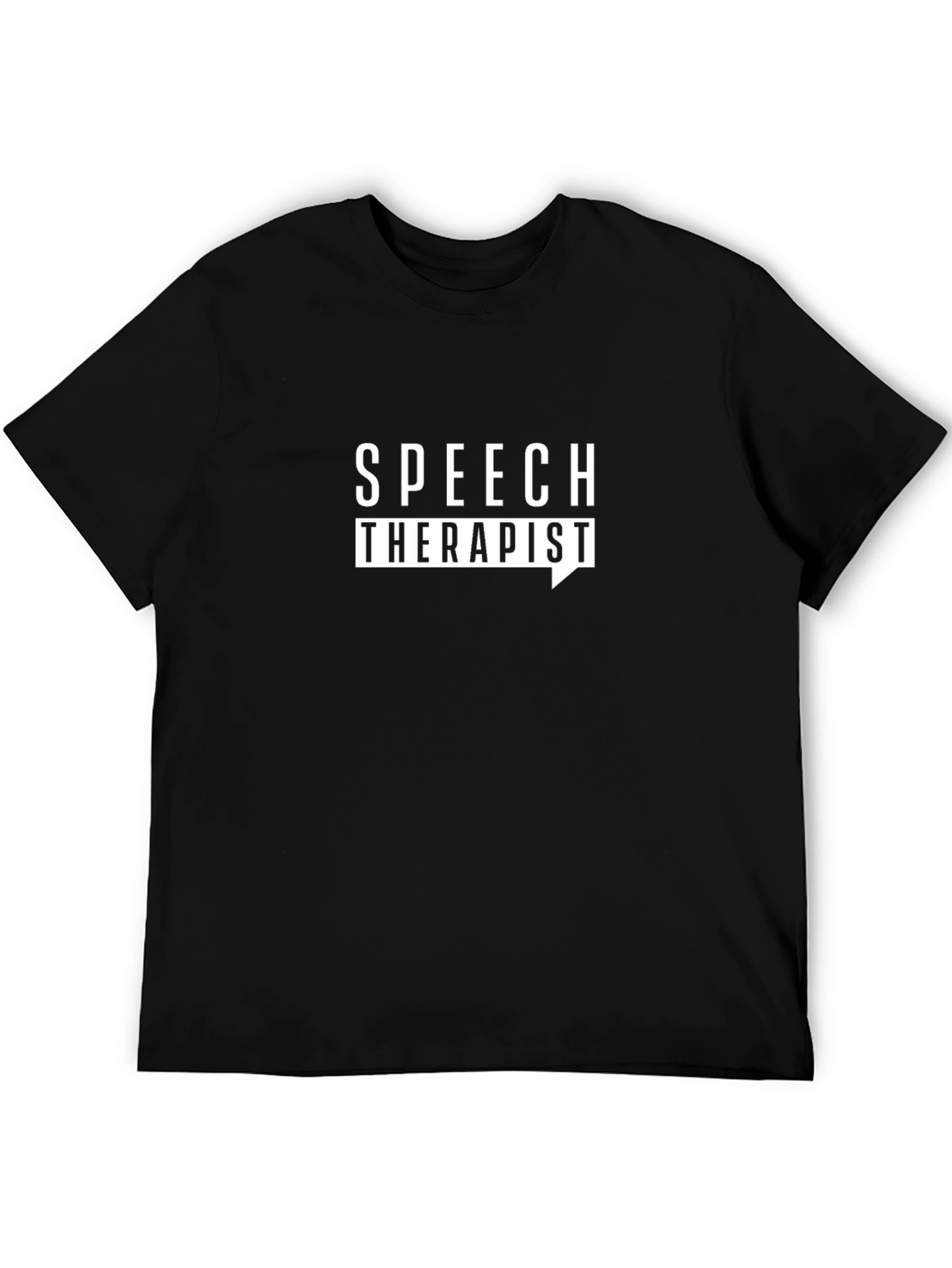 Speech Therapist T-Shirt - Black Graphic Tee
