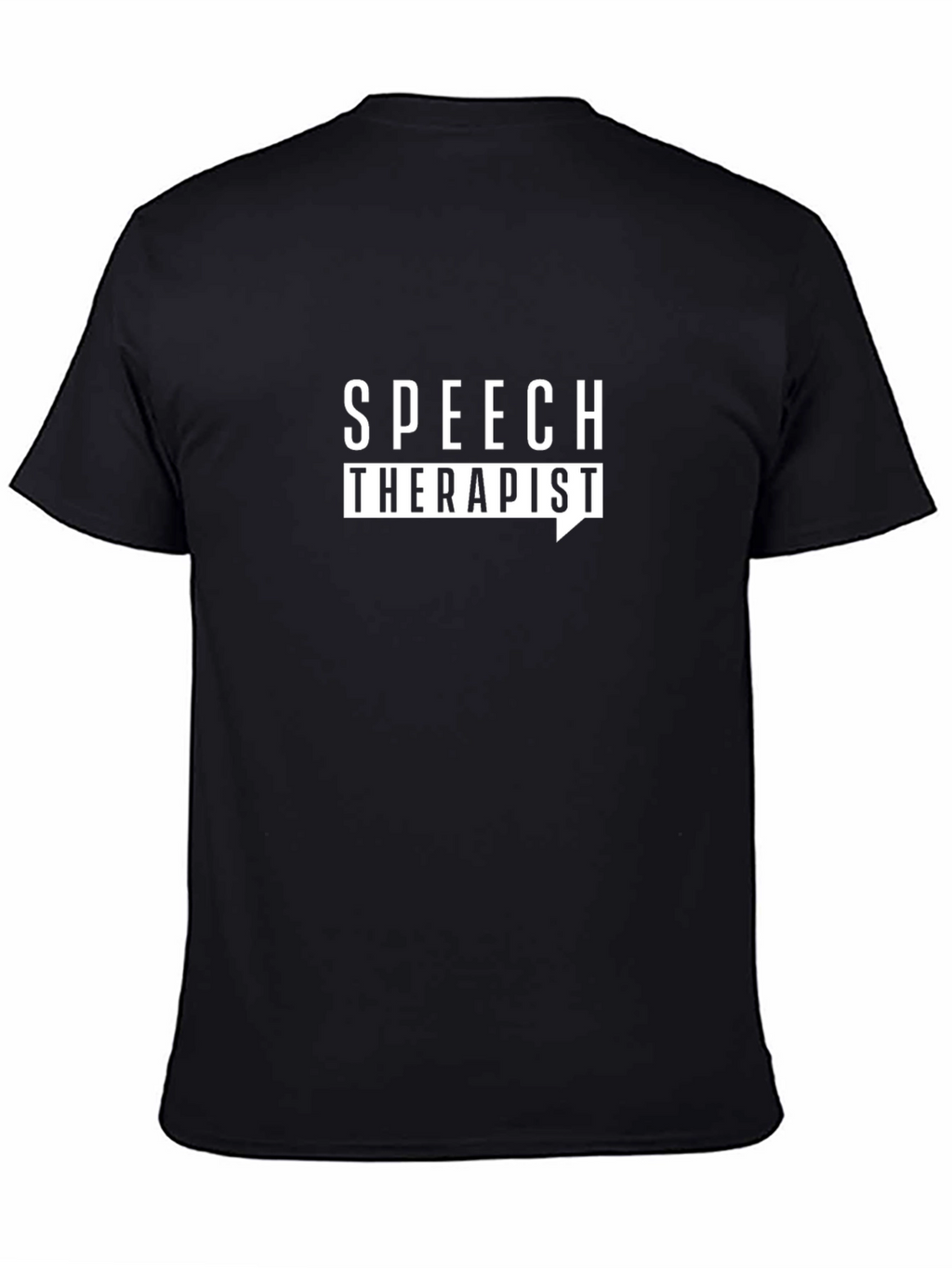 Speech Therapist T-Shirt - Black Graphic Tee