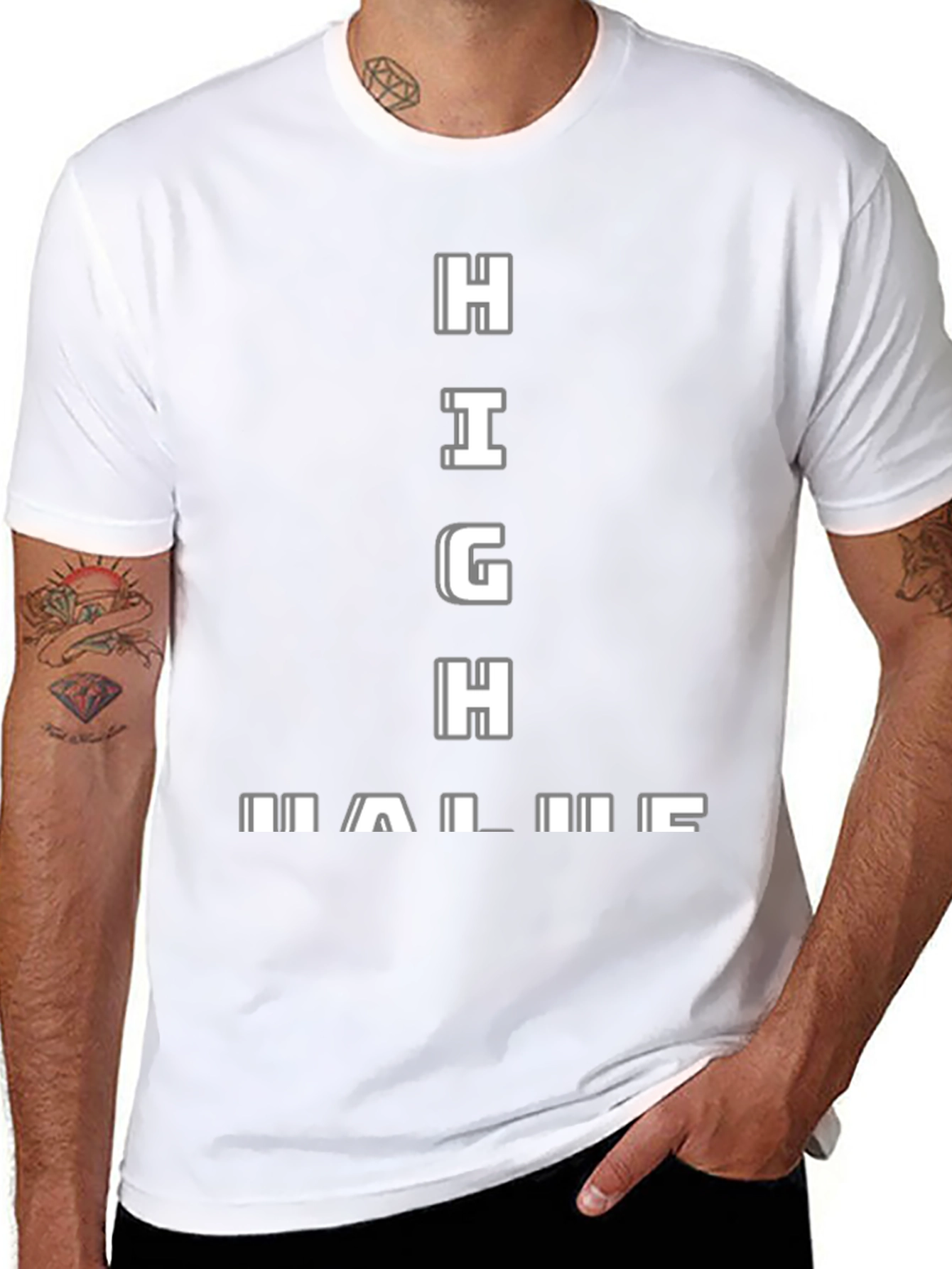 High Value Graphic Tee - Black