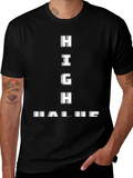 High Value Graphic Tee - Black