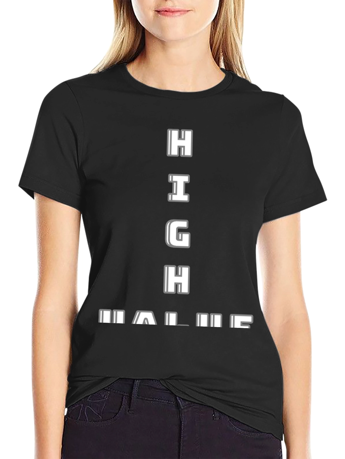 High Value Graphic Tee - Black