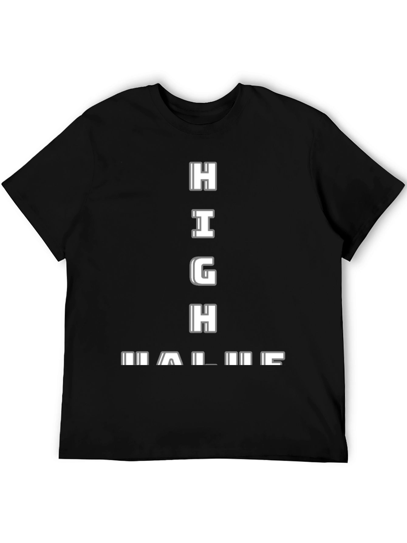 High Value Graphic Tee - Black