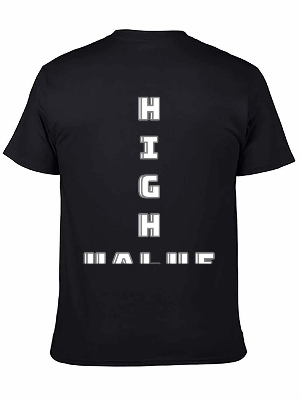 High Value Graphic Tee - Black