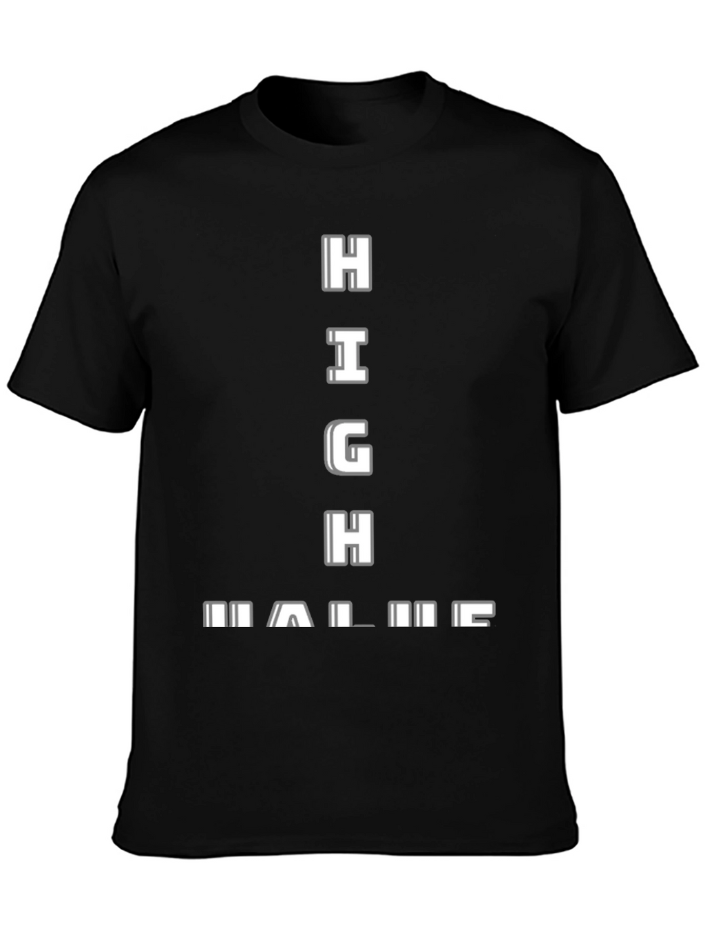 High Value Graphic Tee - Black