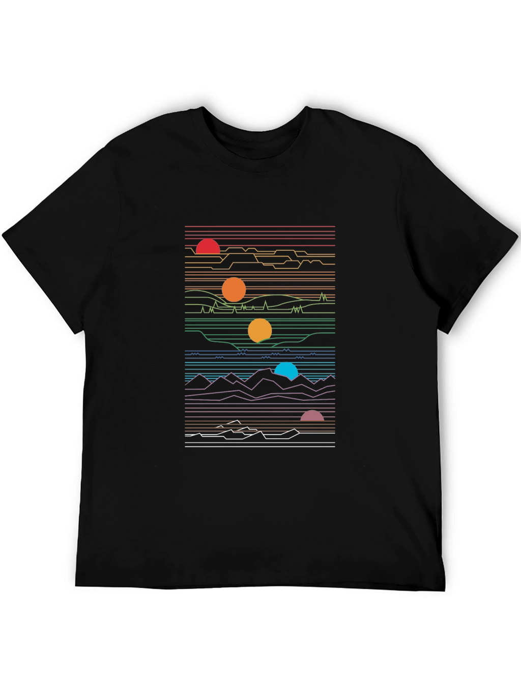 Retro Sunset Graphic T-Shirt - Comfort Fit
