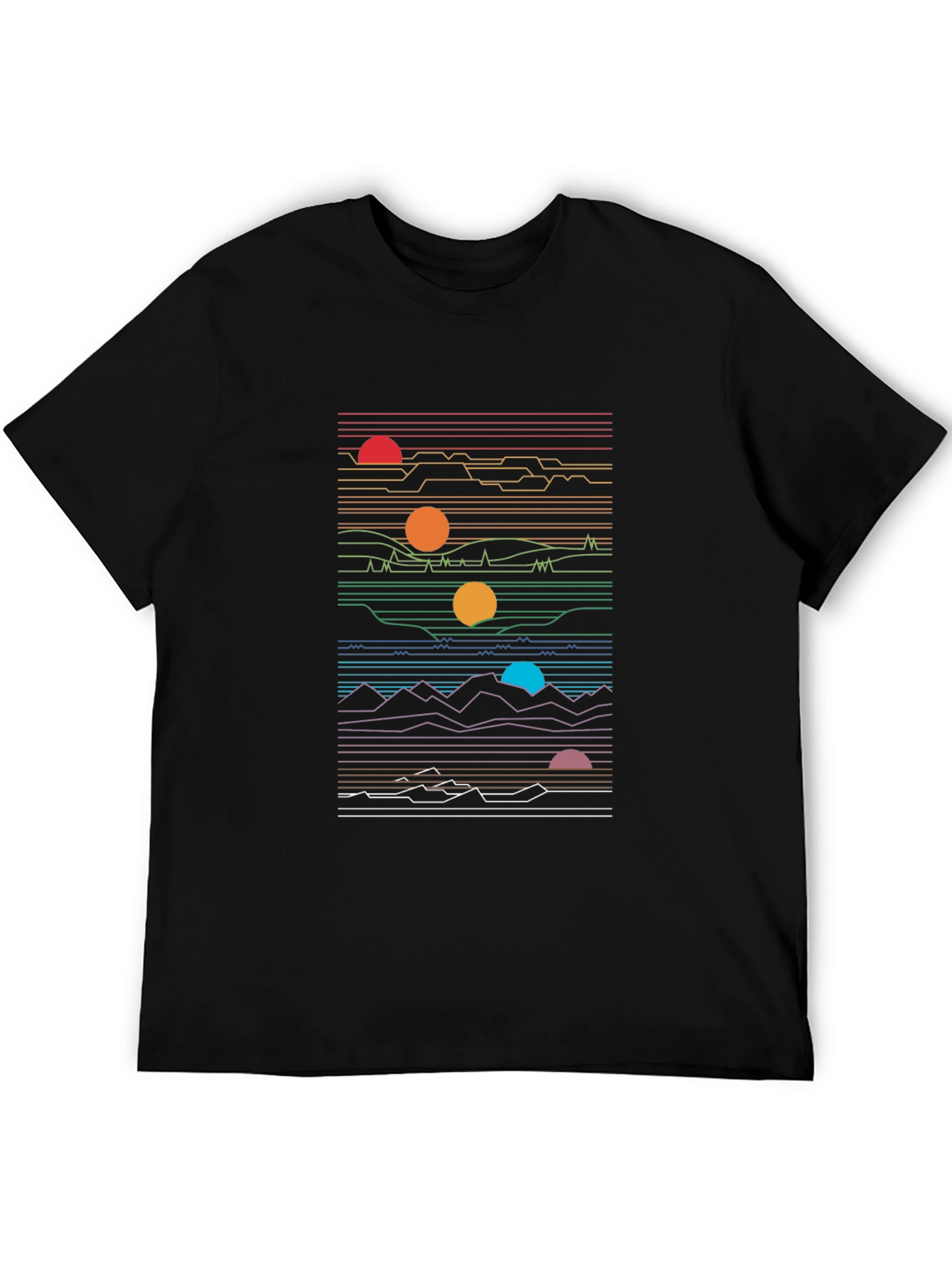 Retro Sunset Graphic T-Shirt - Comfort Fit
