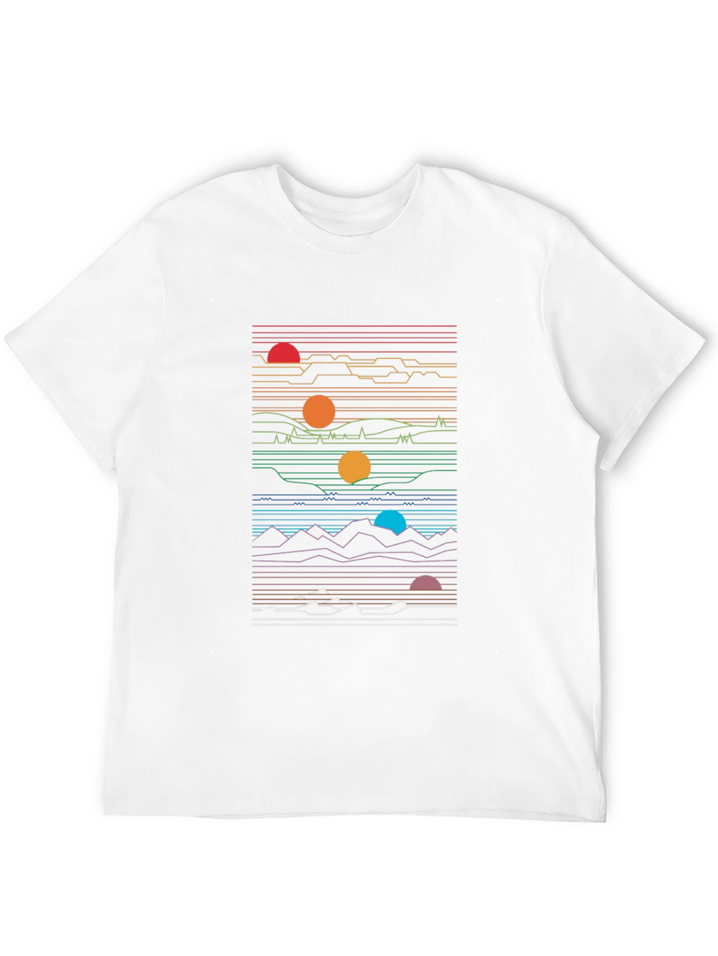 Retro Sunset Graphic T-Shirt - Comfort Fit