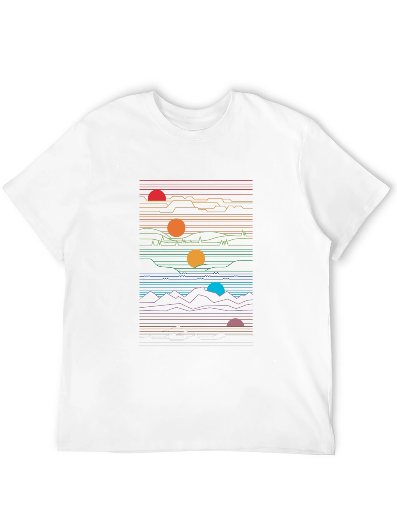 Retro Sunset Graphic T-Shirt - Comfort Fit