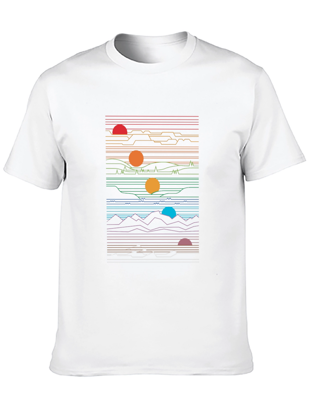 Retro Sunset Graphic T-Shirt - Comfort Fit