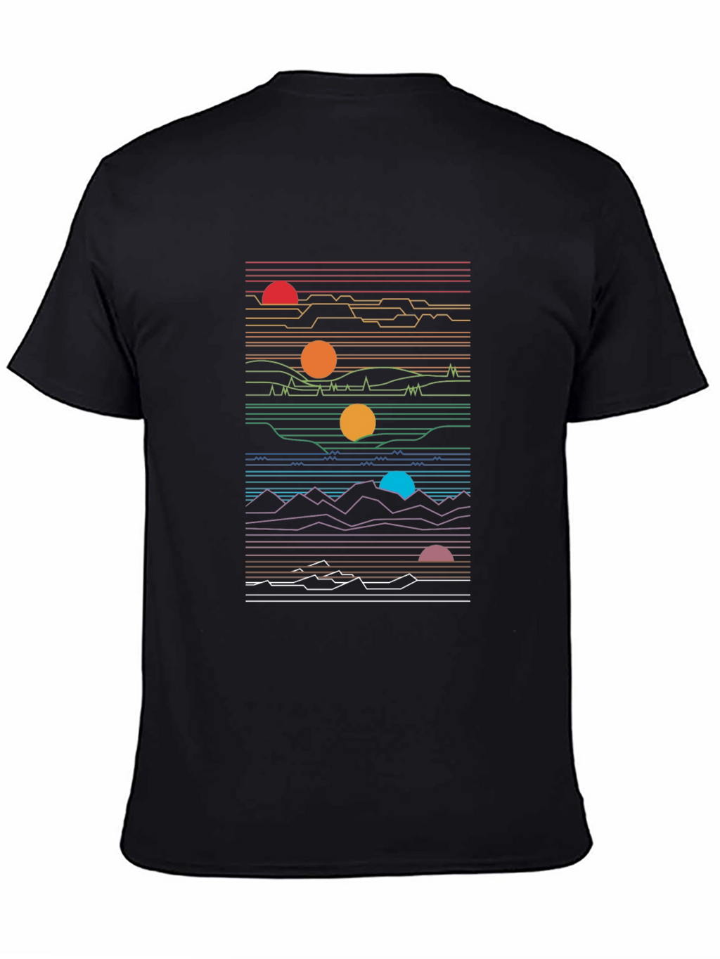 Retro Sunset Graphic T-Shirt - Comfort Fit