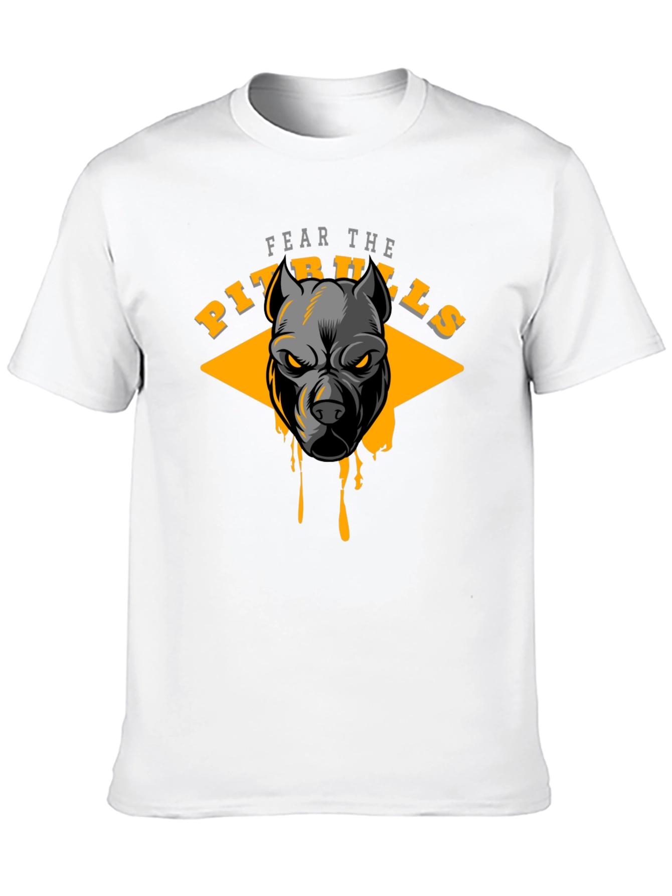 Fear The Pitbulls Graphic T-Shirt