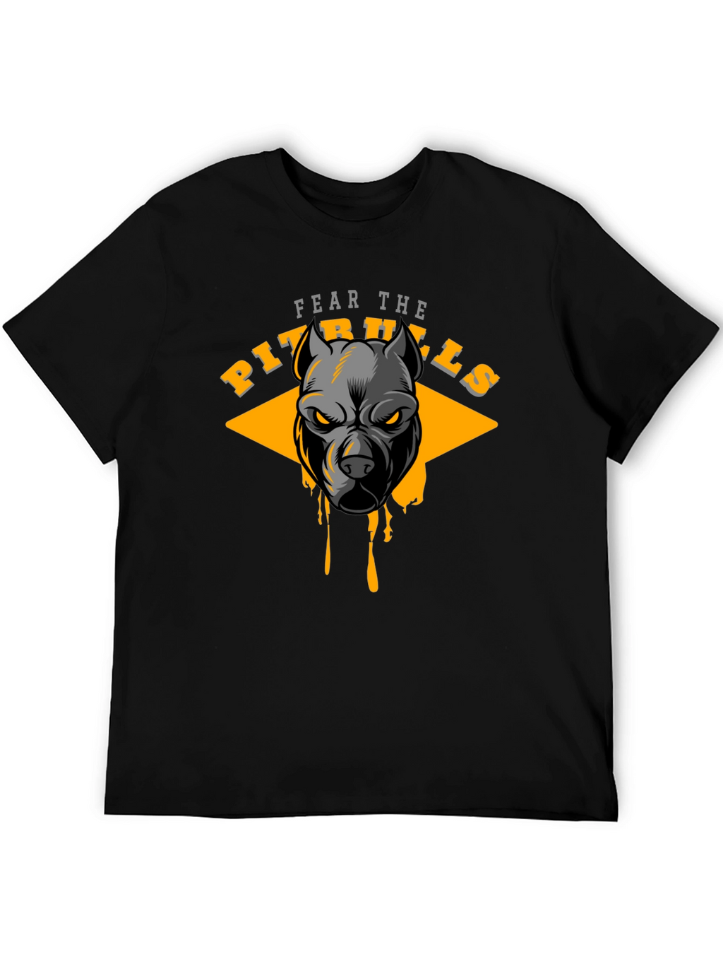 Fear The Pitbulls Graphic T-Shirt
