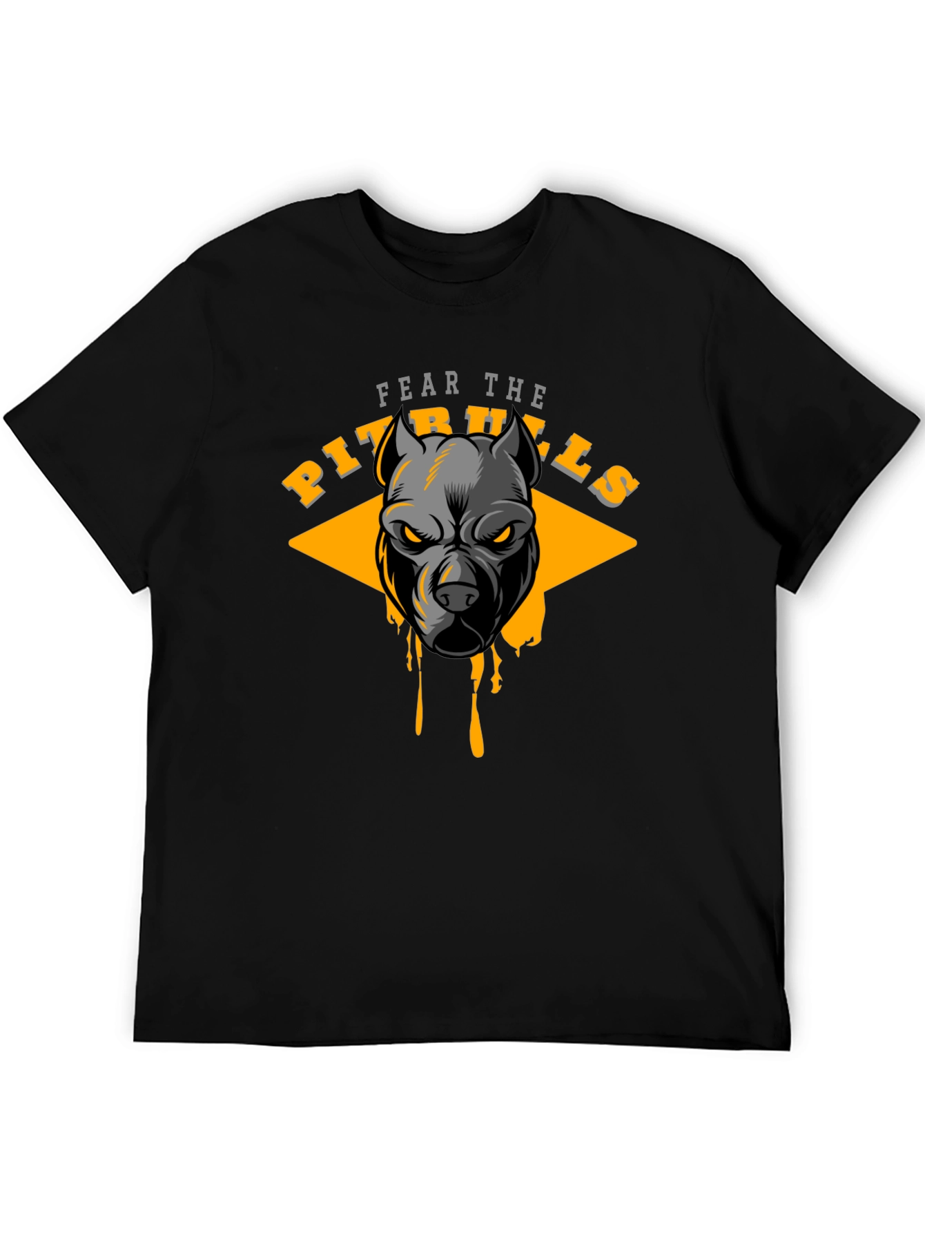 Fear The Pitbulls Graphic T-Shirt