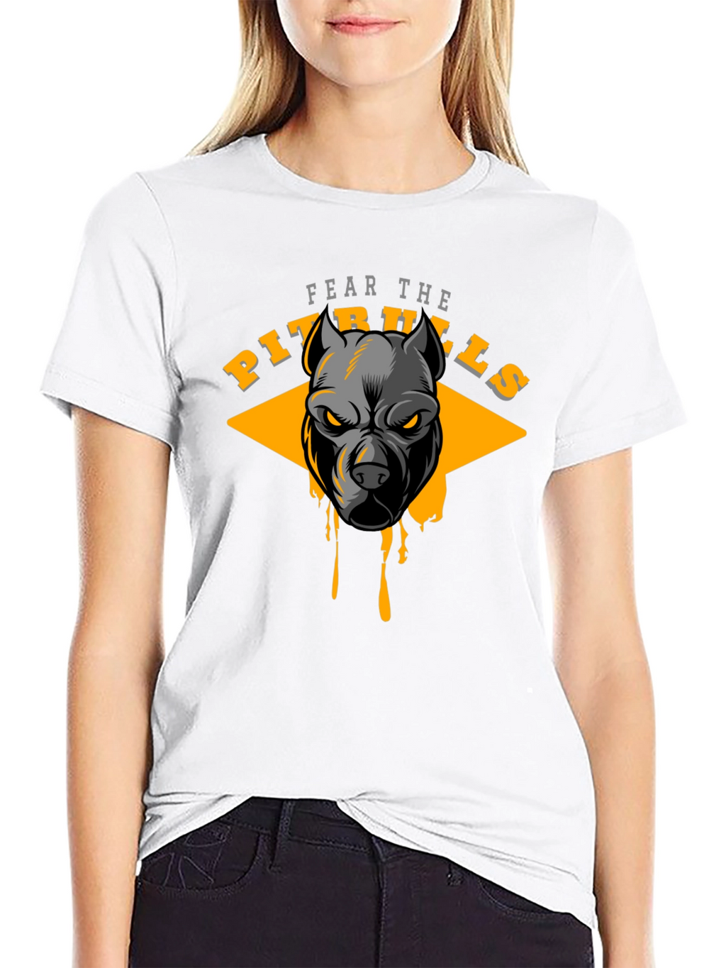Fear The Pitbulls Graphic T-Shirt