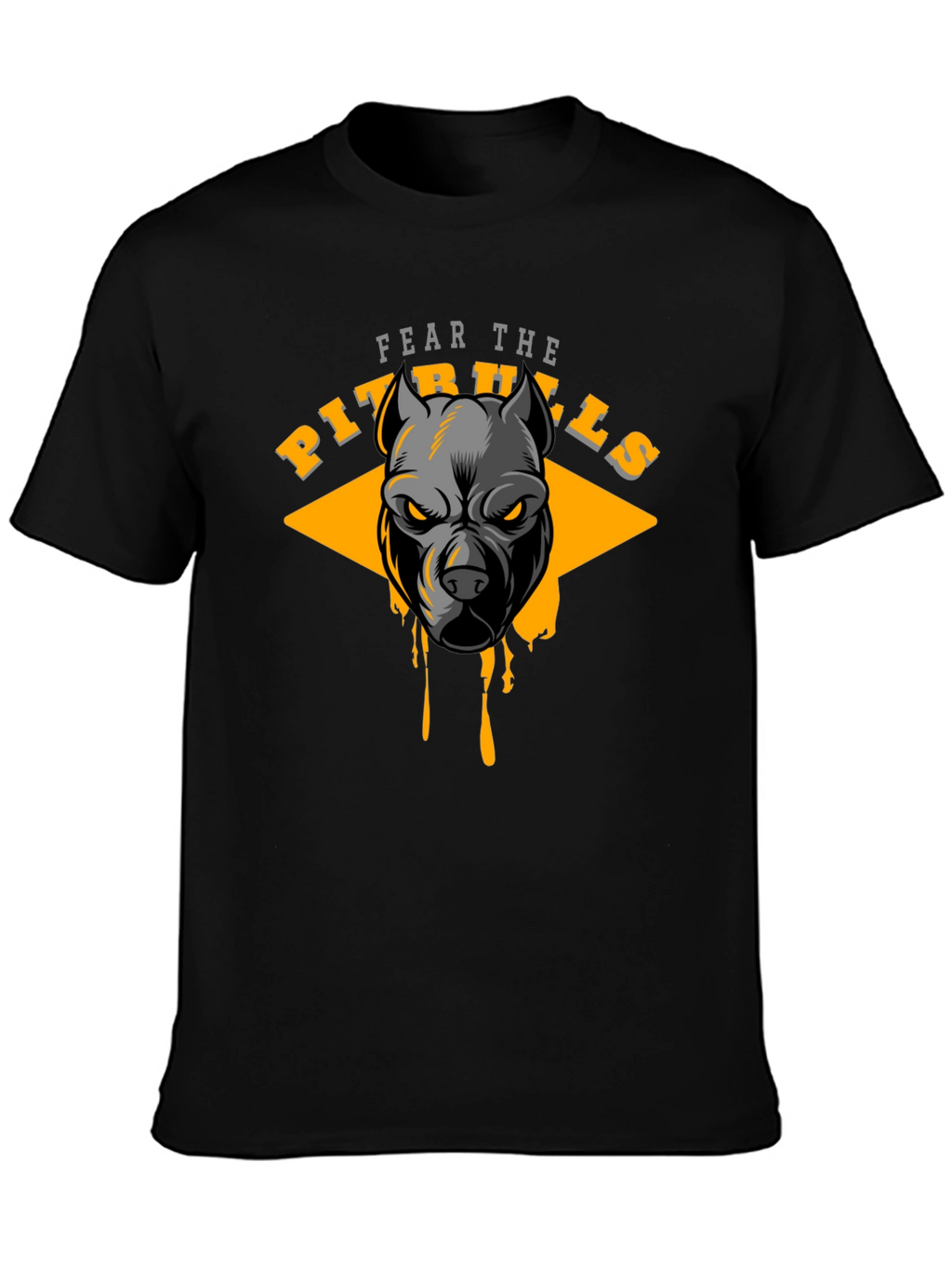 Fear The Pitbulls Graphic T-Shirt
