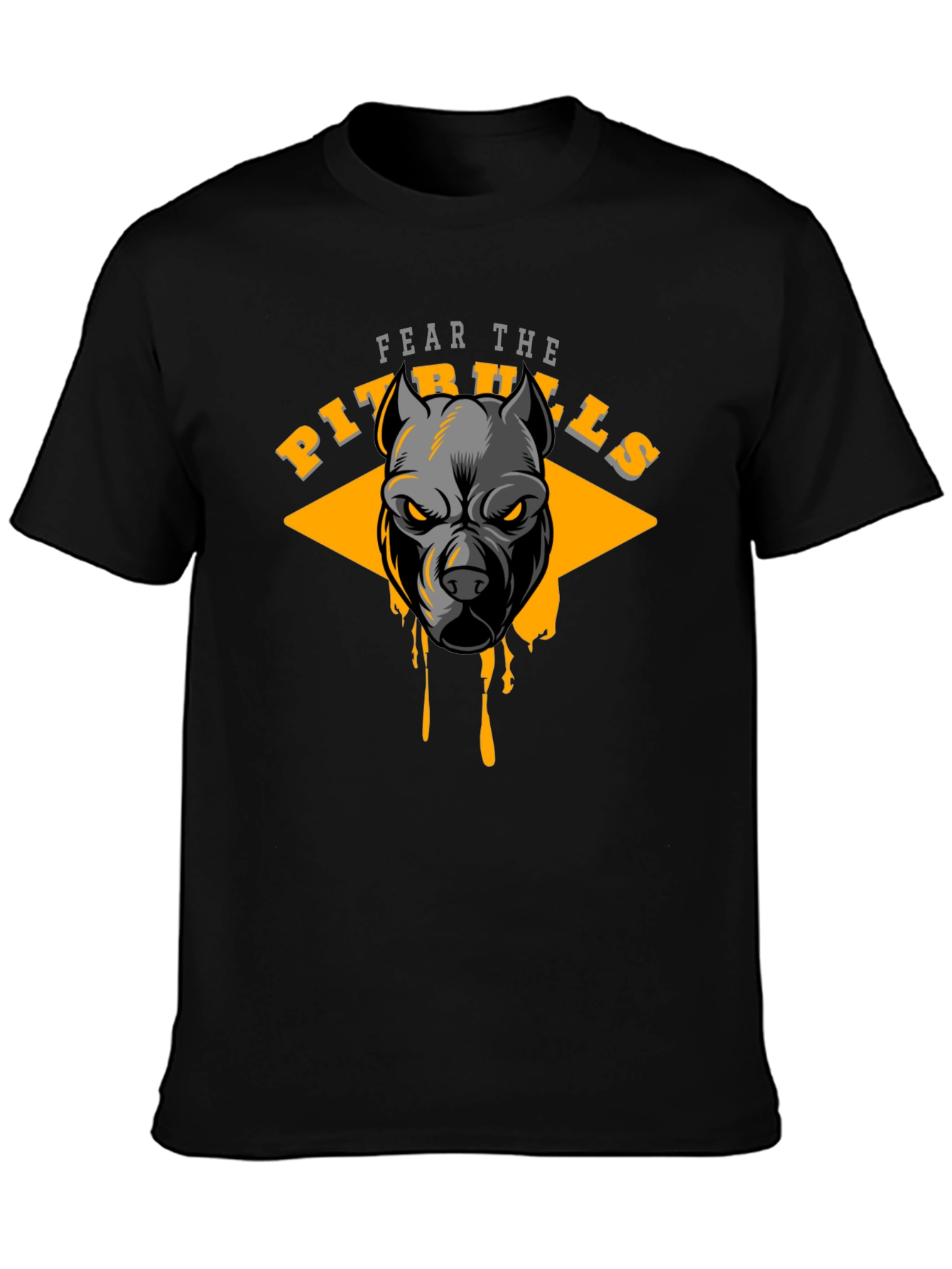 Fear The Pitbulls Graphic T-Shirt