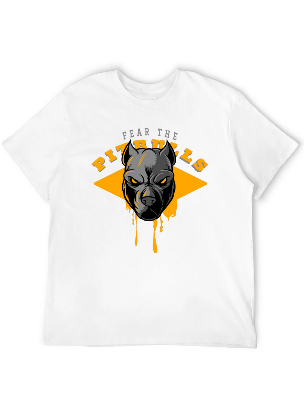 Fear The Pitbulls Graphic T-Shirt