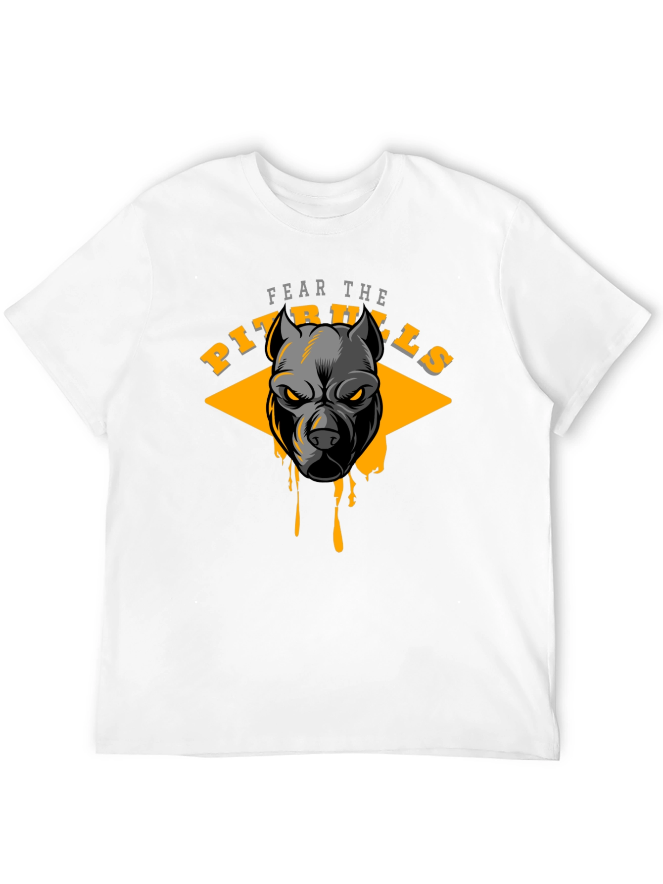 Fear The Pitbulls Graphic T-Shirt