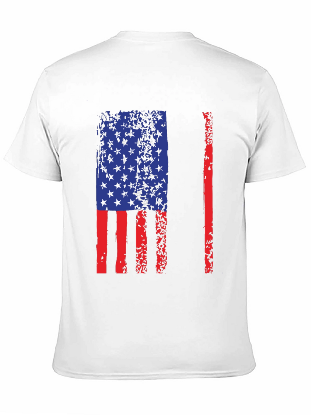 American Flag Distressed Graphic T-Shirt