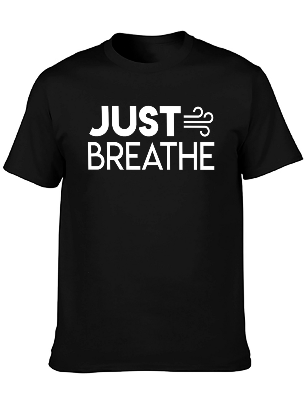Just Breathe Graphic Tee - Relax & Recharge