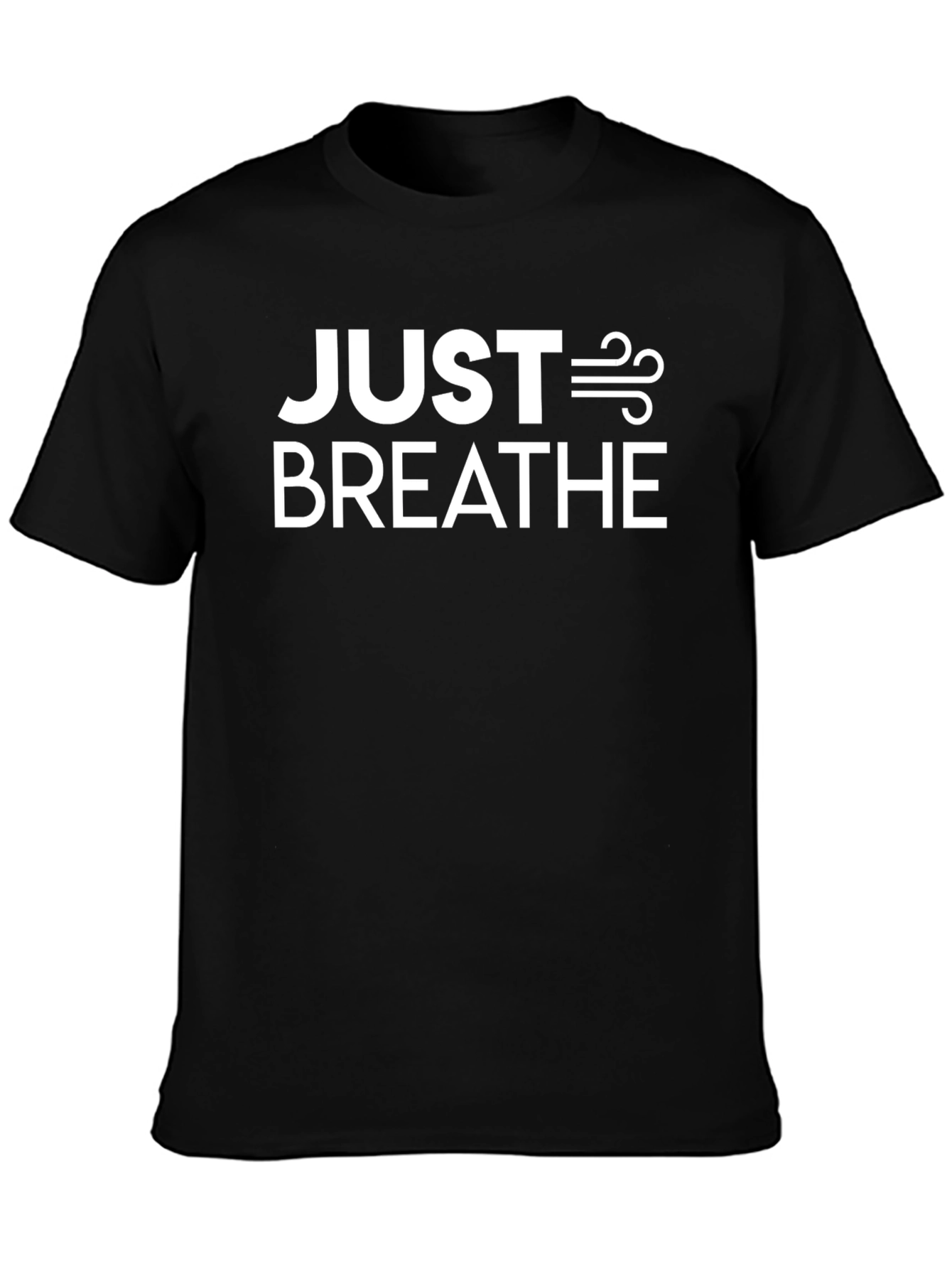 Just Breathe Graphic Tee - Relax & Recharge