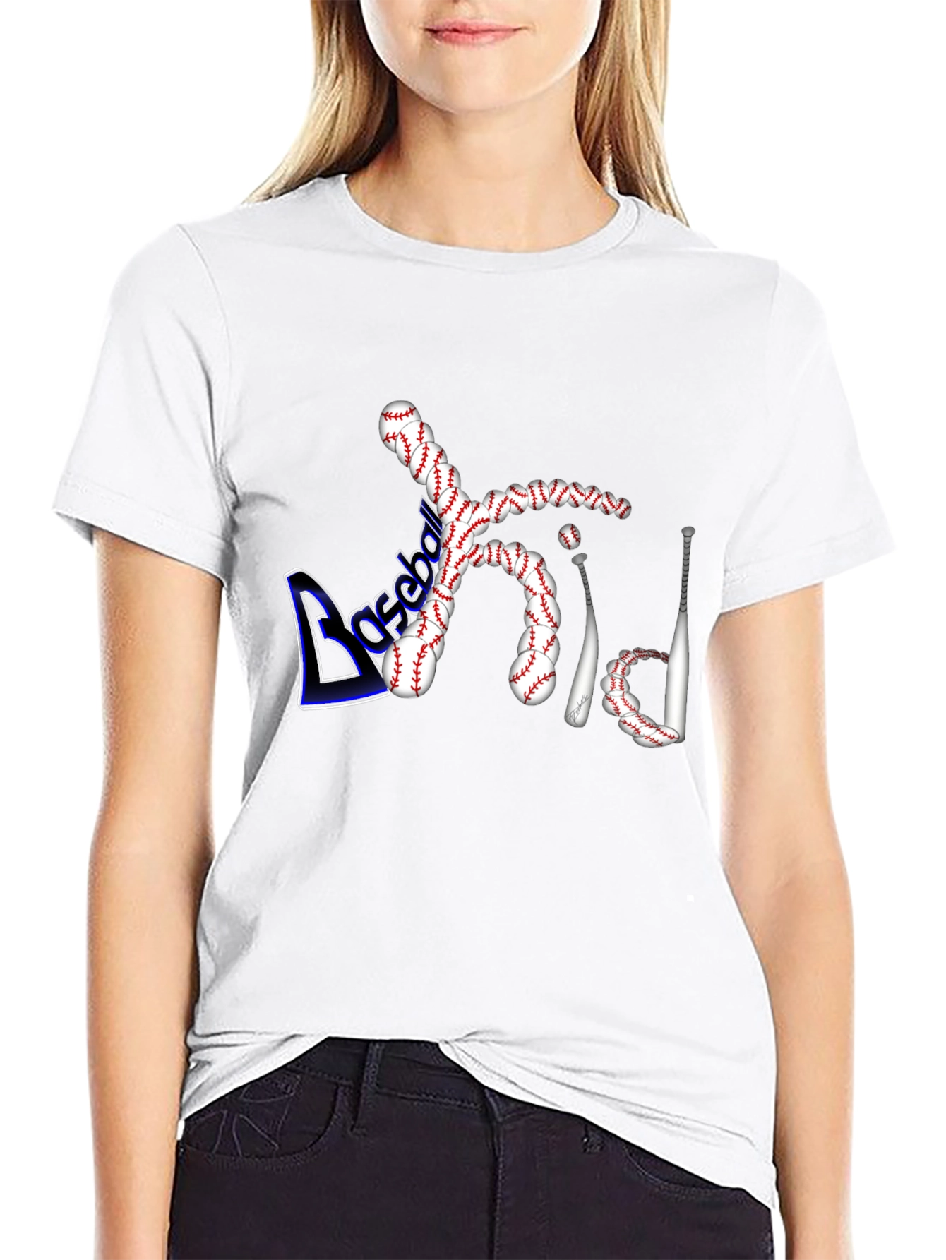 Baseball Dad Graphic Tee - Black Cotton Shirt