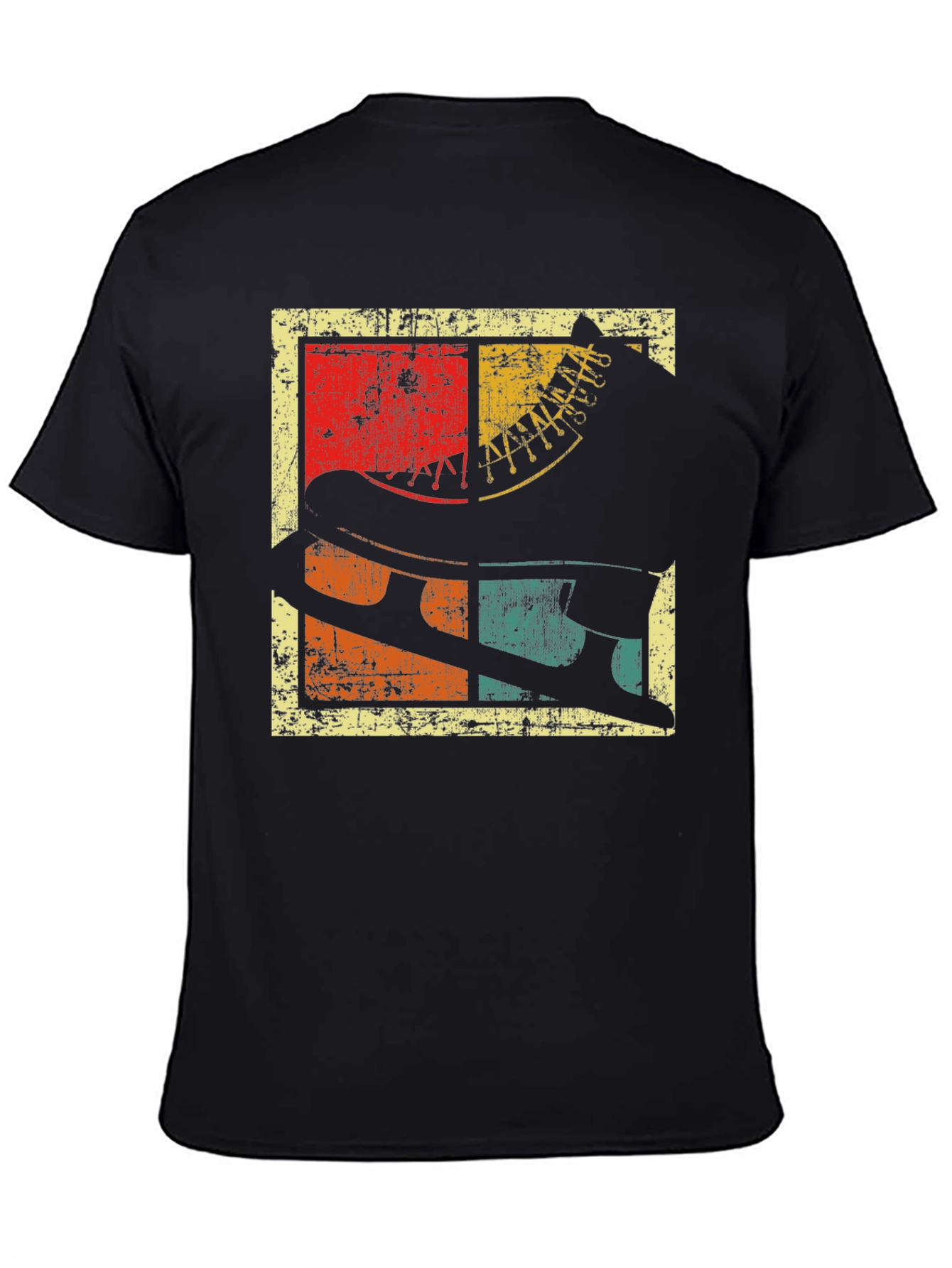 Vintage Ice Skate Retro Graphic T-Shirt