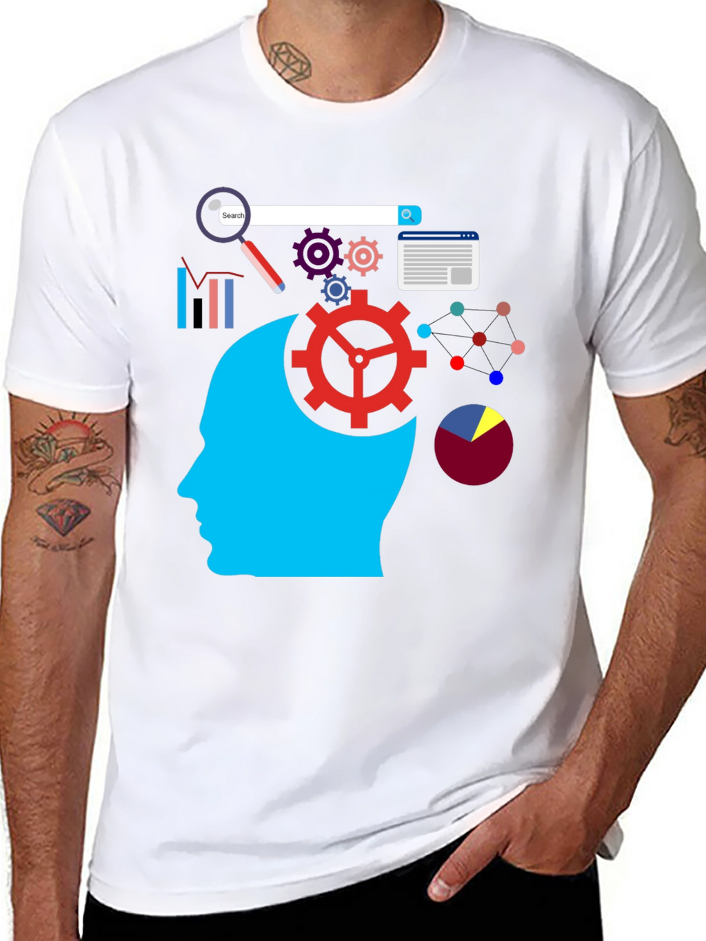 Data Analytics Mind T-Shirt - Black