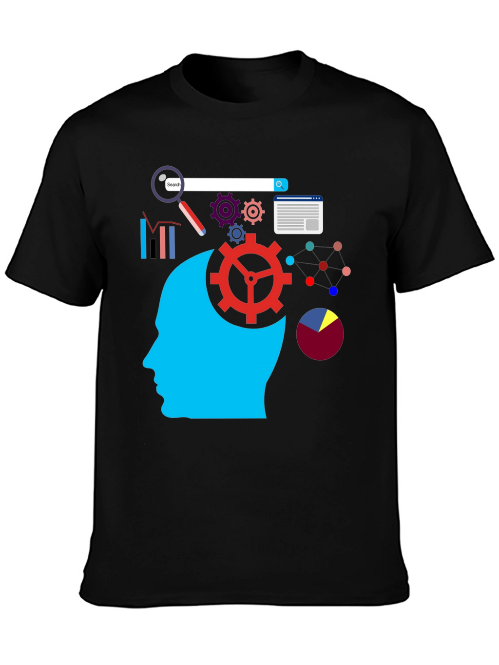 Data Analytics Mind T-Shirt - Black