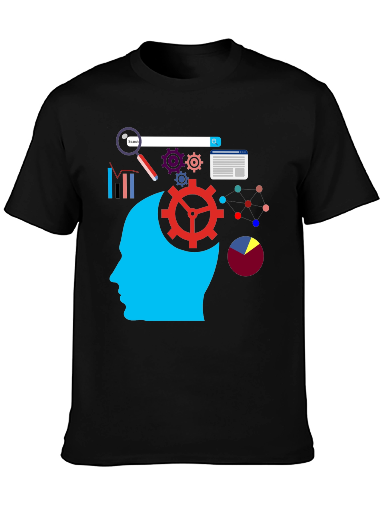 Data Analytics Mind T-Shirt - Black