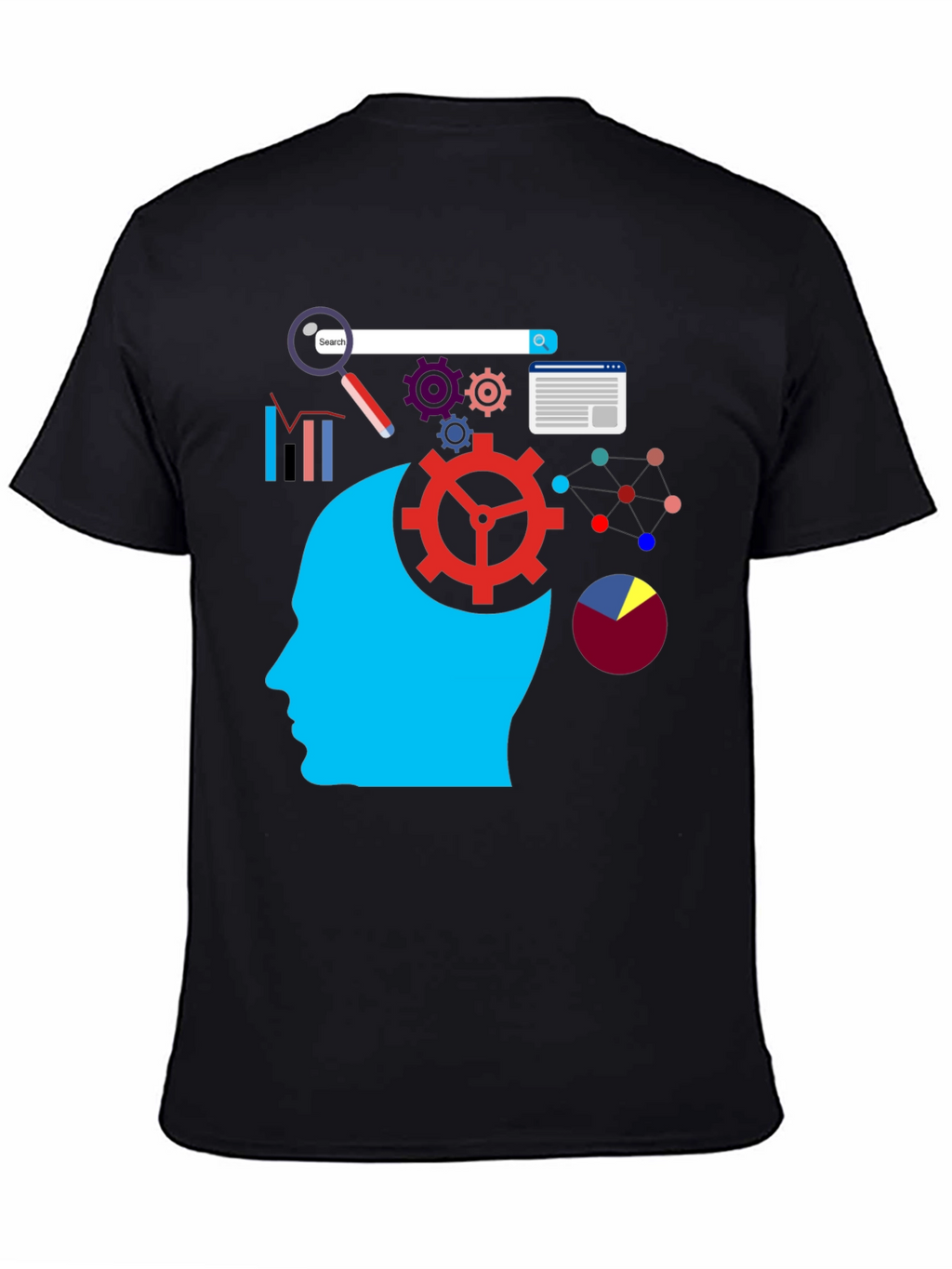 Data Analytics Mind T-Shirt - Black