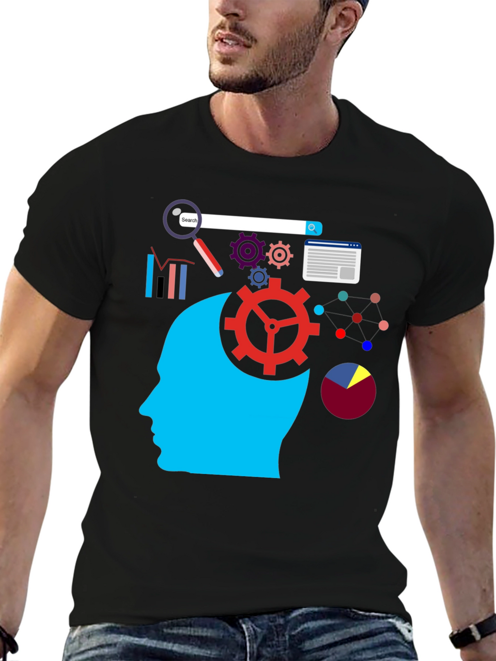 Data Analytics Mind T-Shirt - Black