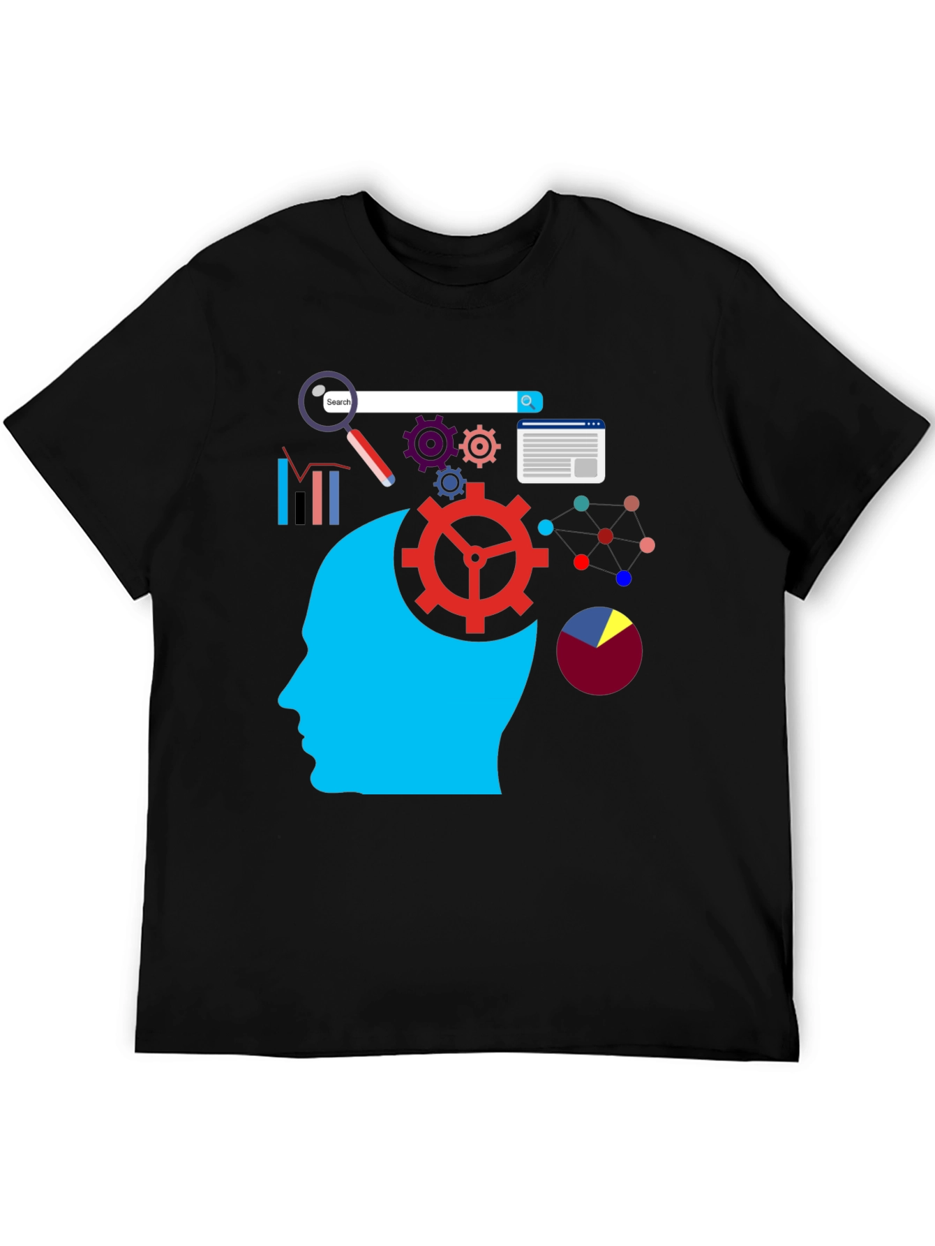 Data Analytics Mind T-Shirt - Black